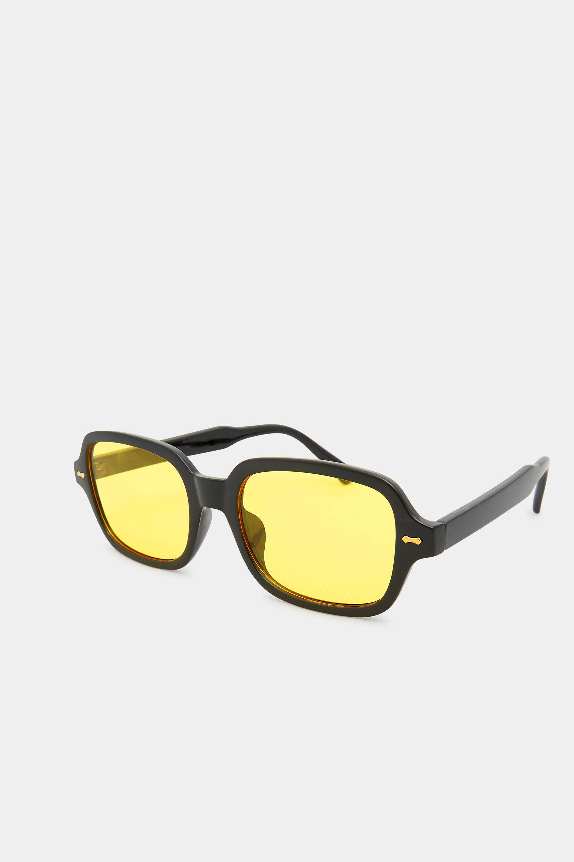 Black Tinted Lens Sunglasses | Yours Clothing 2