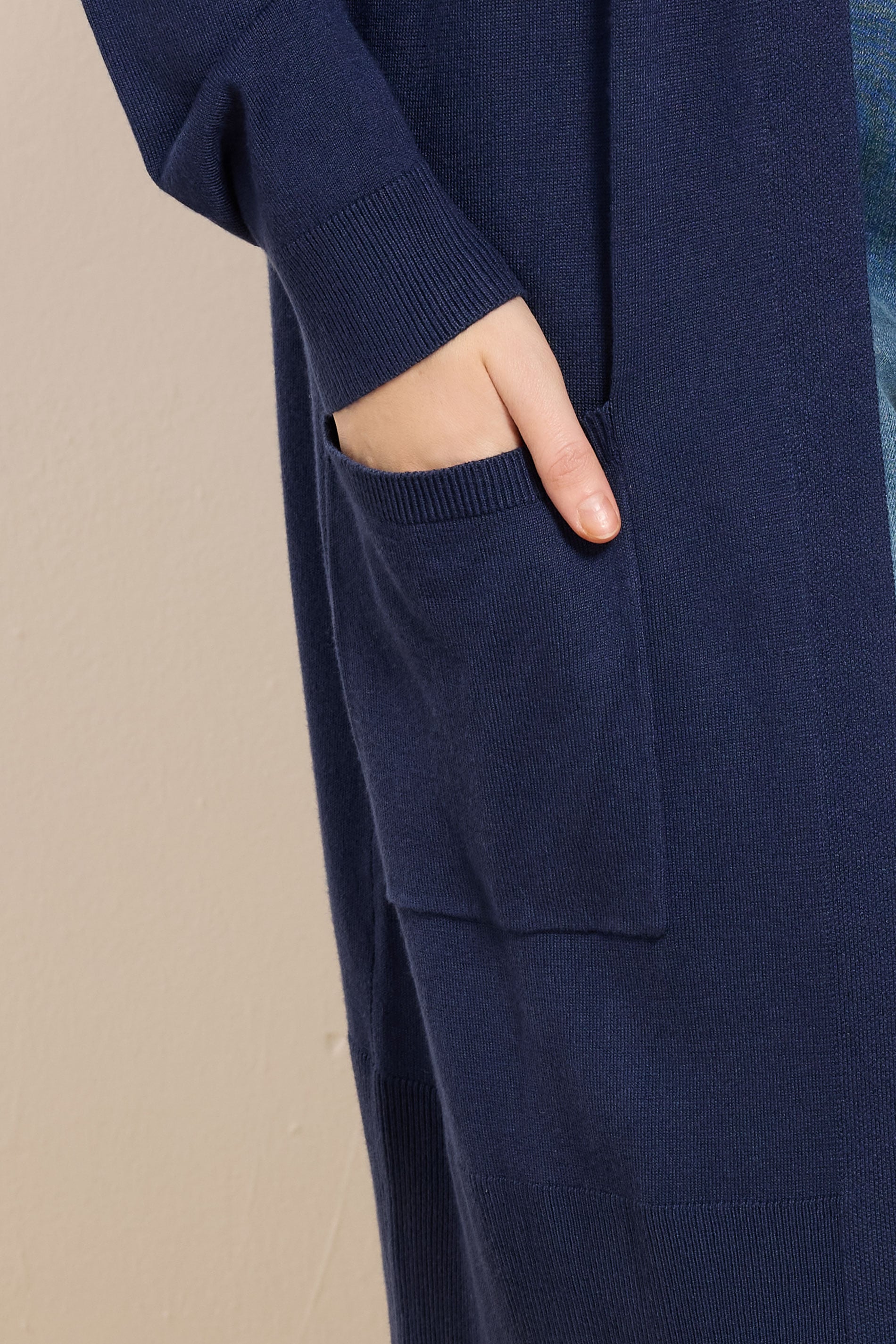 M&Co Navy Blue Longline Cardigan | M&Co 4
