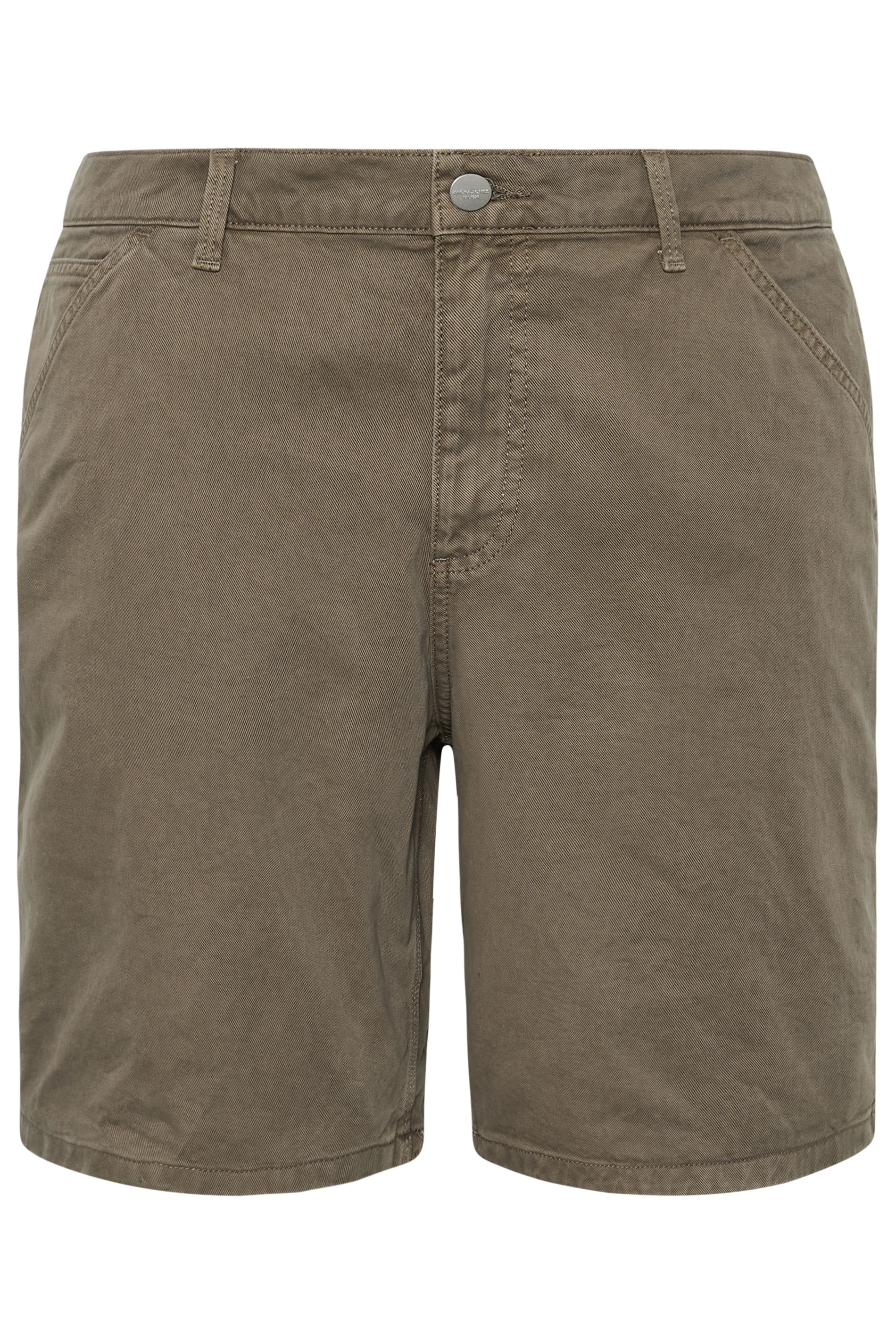 JACK & JONES Big & Tall Brown Worker Shorts | BadRhino 2