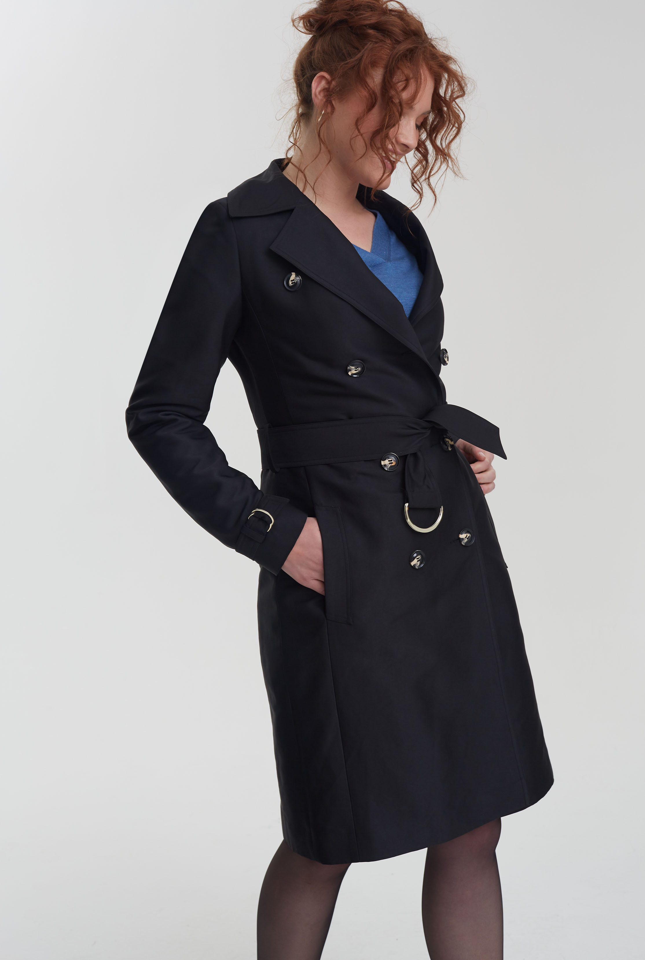 Belted Sheen Trench Coat | Long Tall Sally