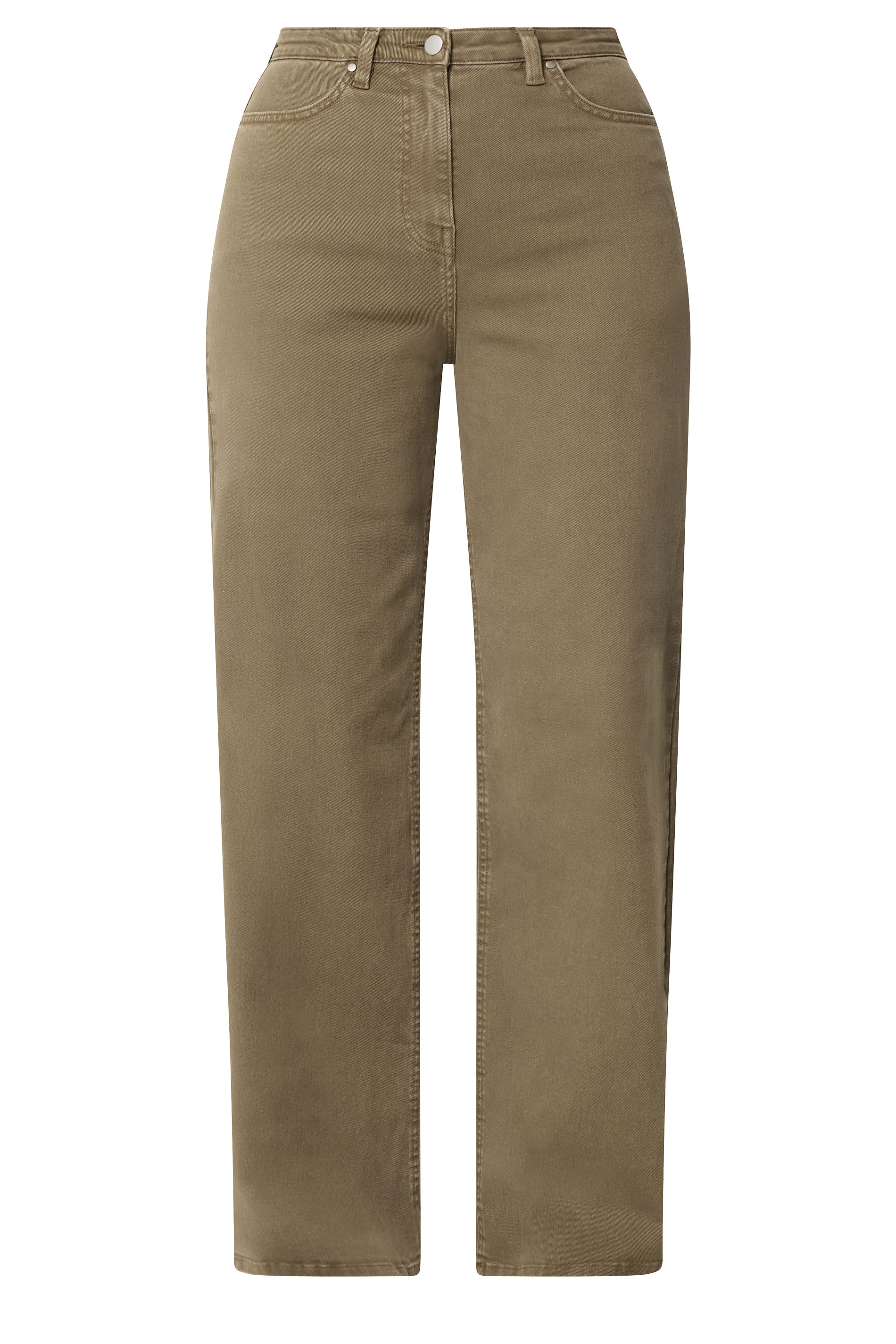 LTS Tall Women's Mocha Brown Washed Wide Leg Jeans | Long Tall Sally 5