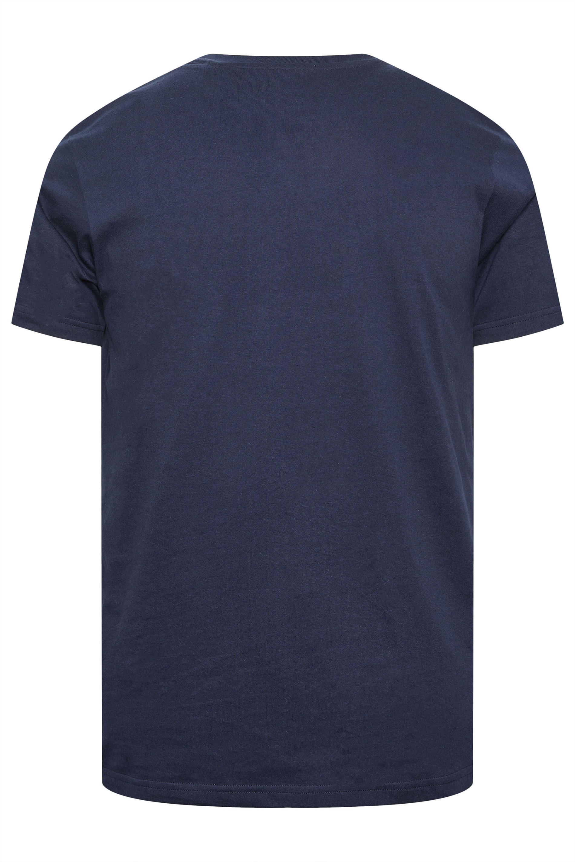 BadRhino Big & Tall Navy Blue Car Print T-Shirt | BadRhino 3