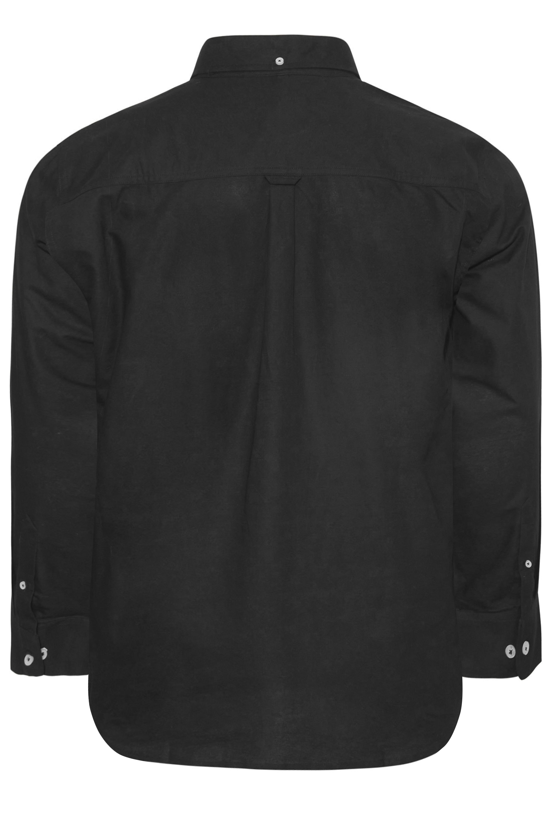 BadRhino Black Essential Long Sleeve Oxford Shirt | BadRhino