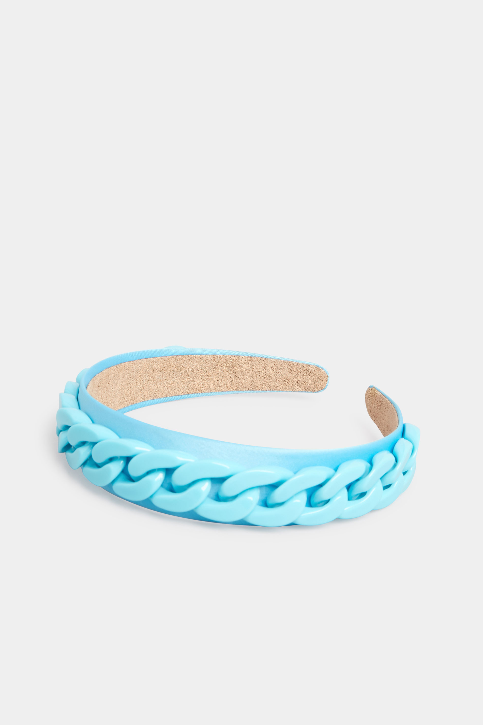 Blue Chunky Chain Headband | Yours Clothing 3
