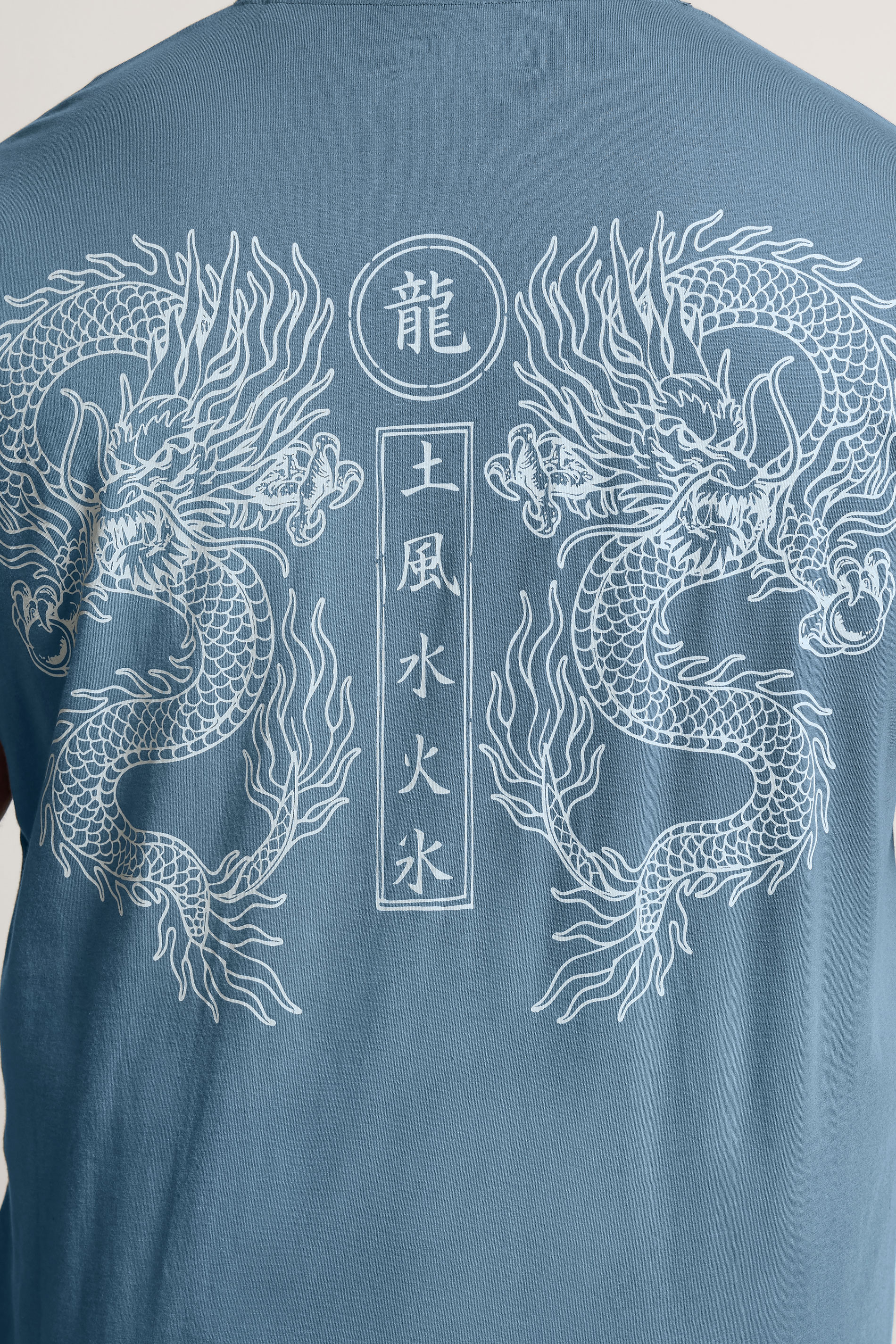 BadRhino Big & Tall Blue Dragon Graphic T-Shirt | BadRhino 6