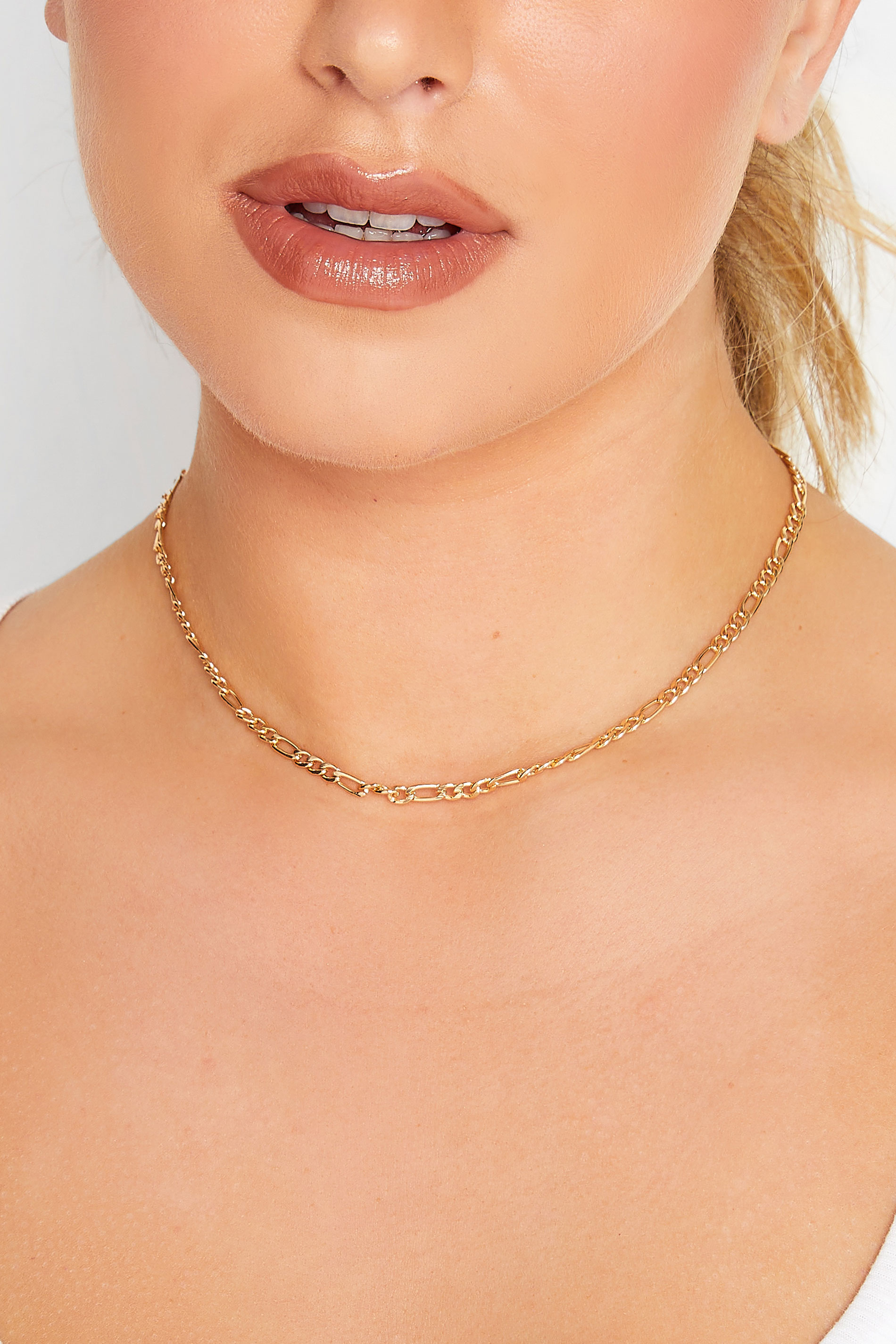 Gold Tone 6 PACK Choker Necklace Set | Yours Clothing  2
