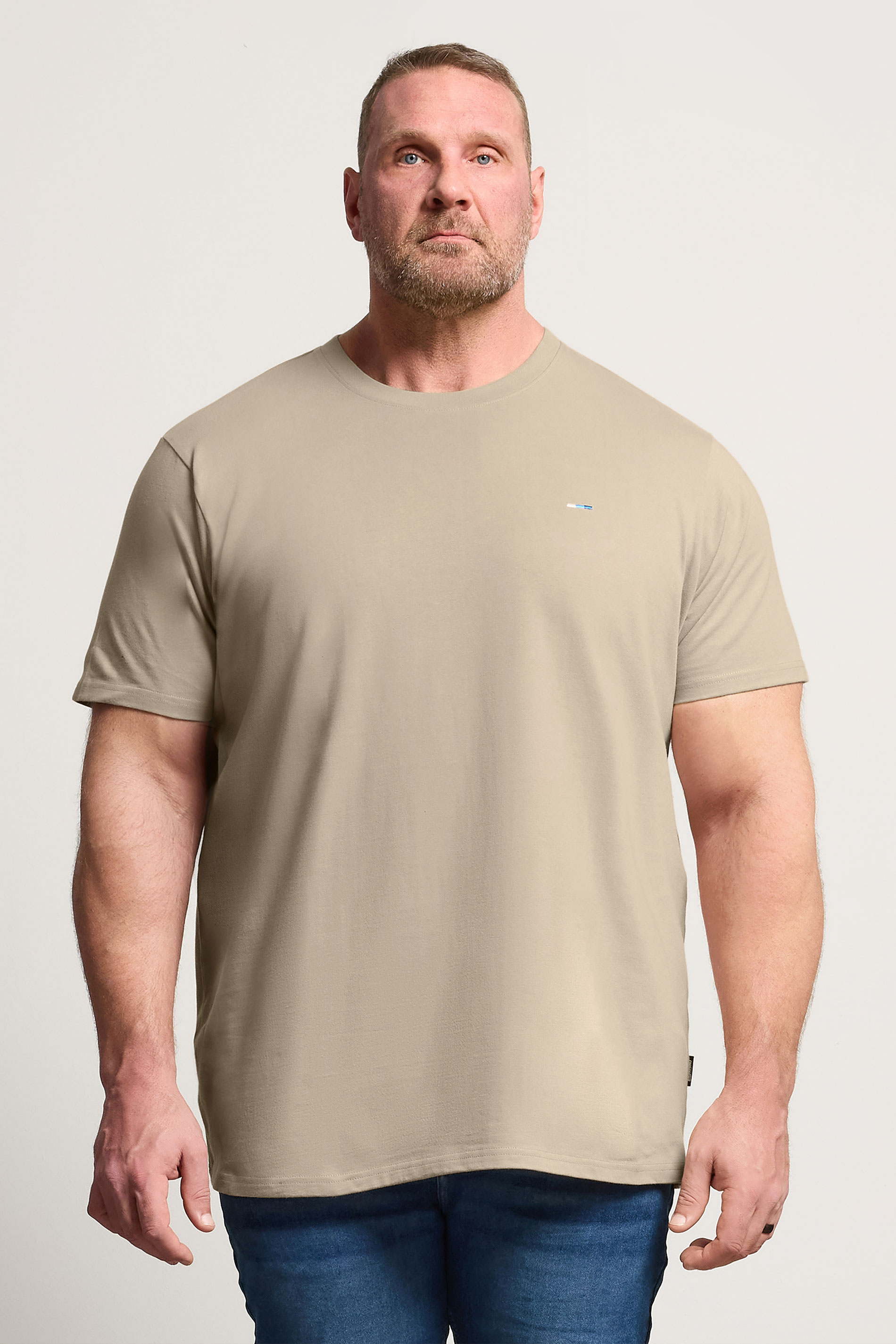 BadRhino Big & Tall Stone Brown Heavyweight T-Shirt | BadRhino 3