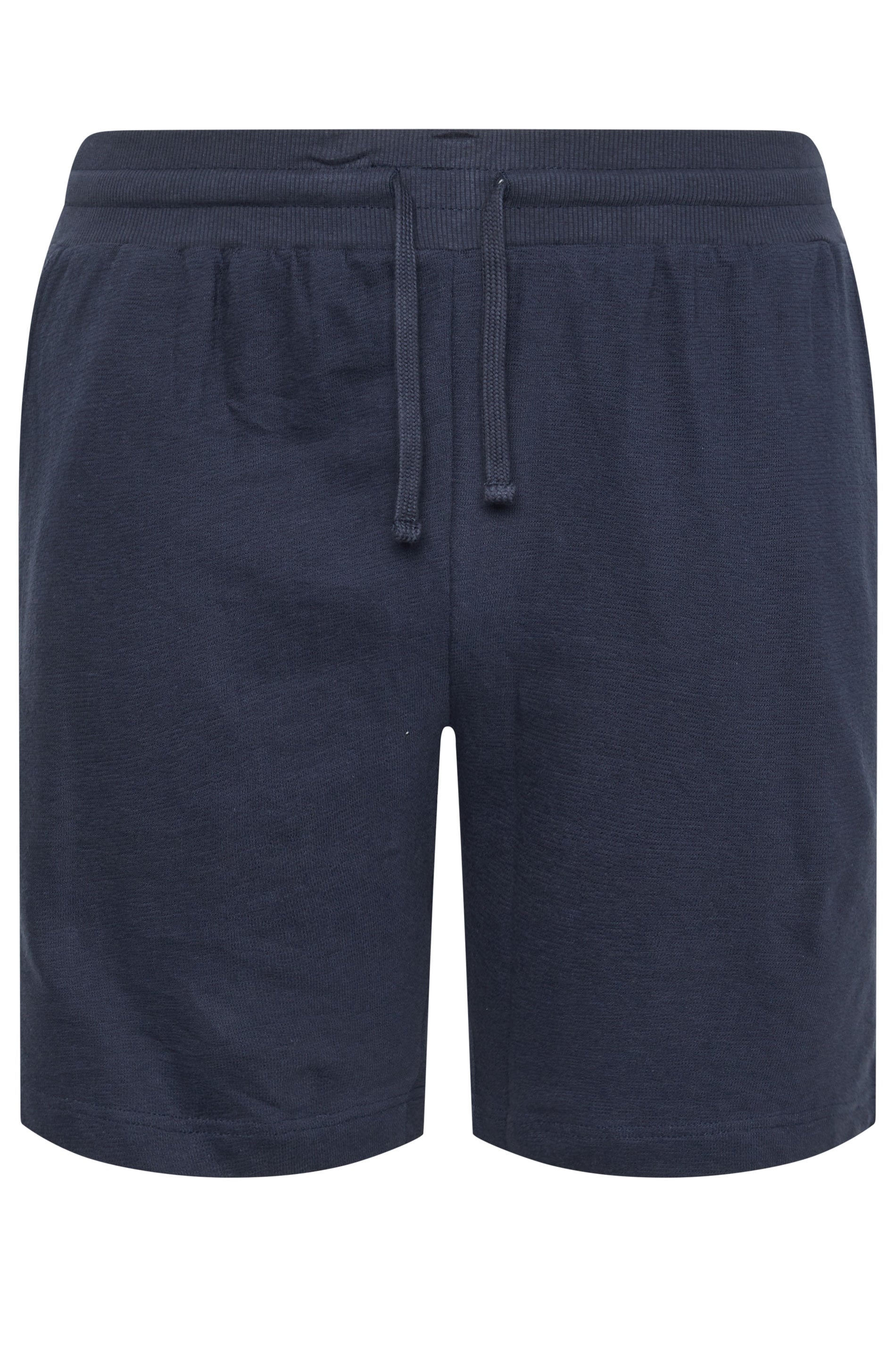 BadRhino Big & Tall Navy Blue Textured Shorts | BadRhino 5