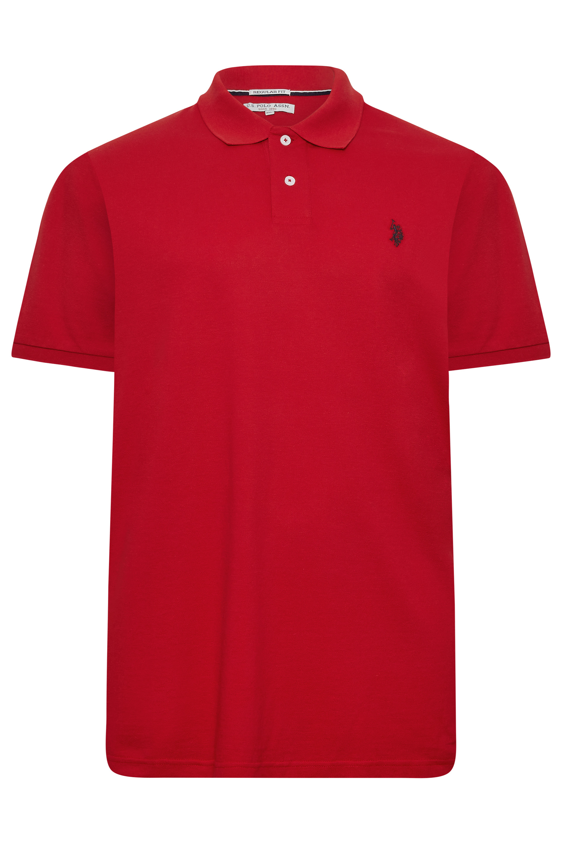 U.S. POLO ASSN. Big & Tall Red Polo Shirt | BadRhino  3