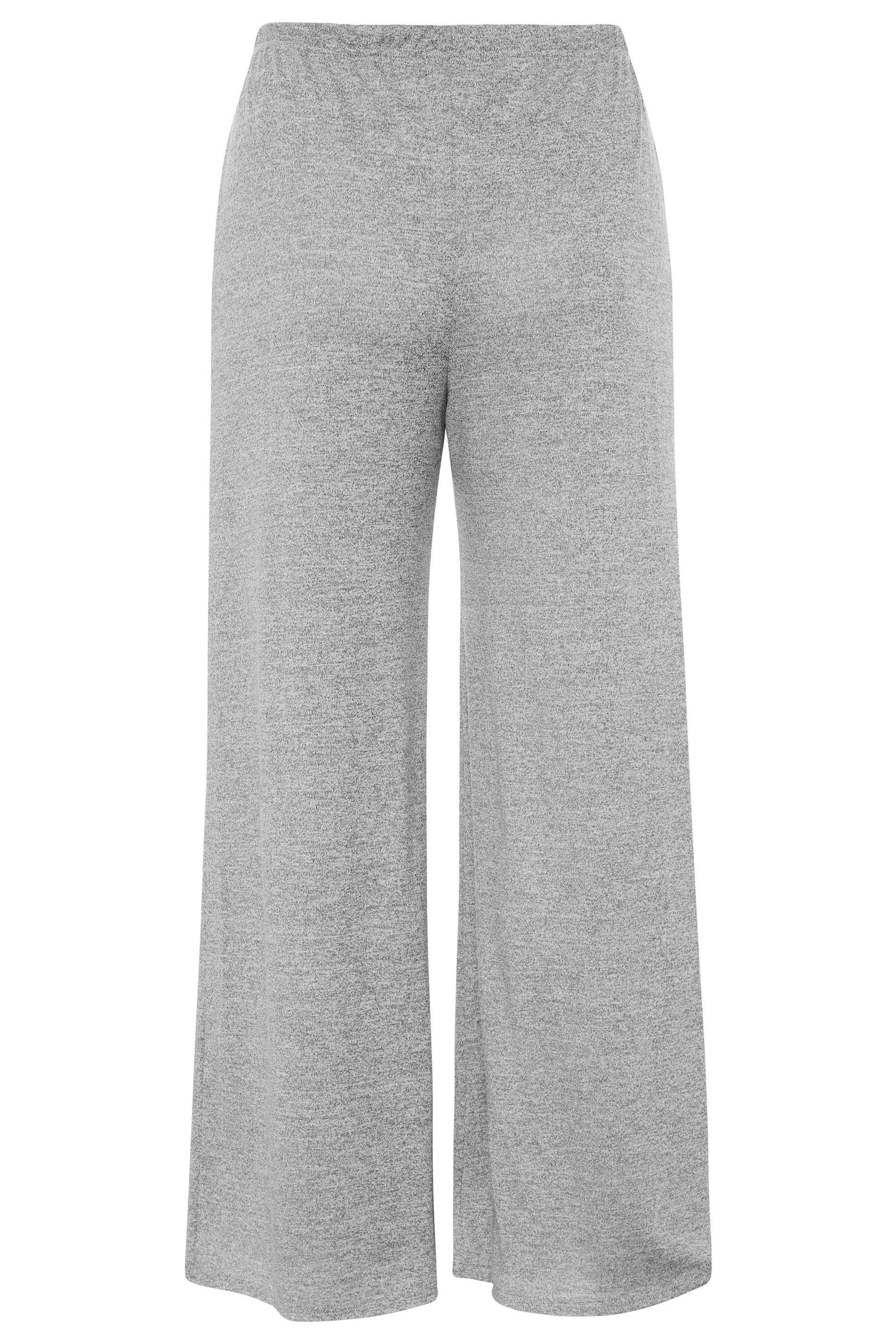 LIMITED COLLECTION Grey Wide Leg Trousers | Yours Clothing