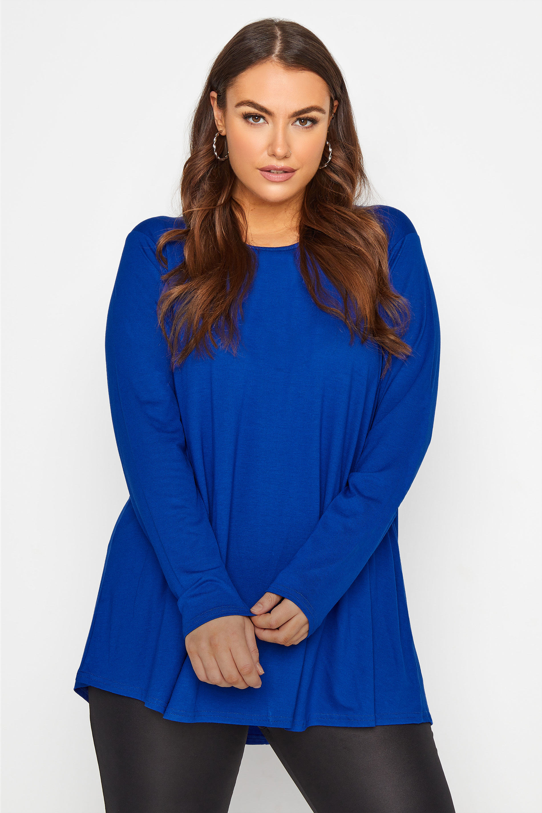 LIMITED COLLECTION Curve Royal Blue Swing Top 1