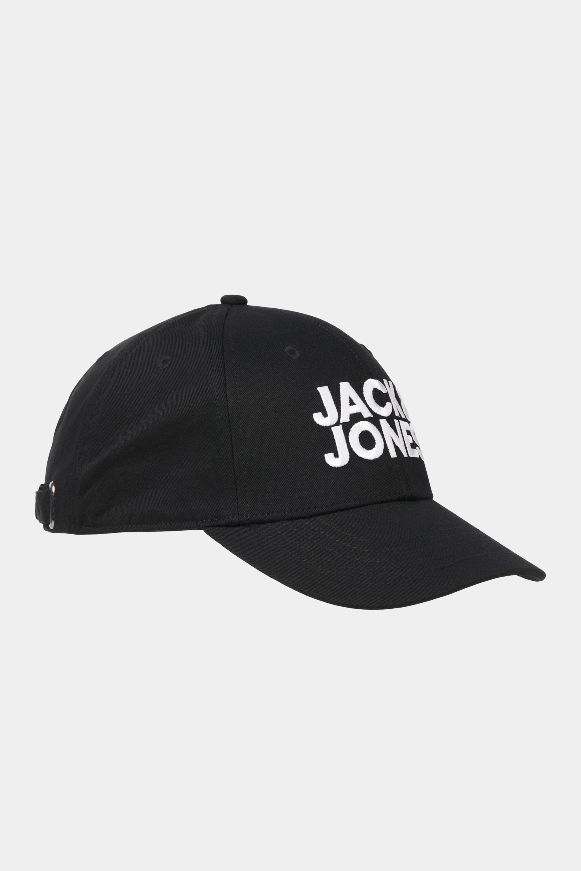 JACK & JONES Black & White Baseball Cap | BadRhino 3