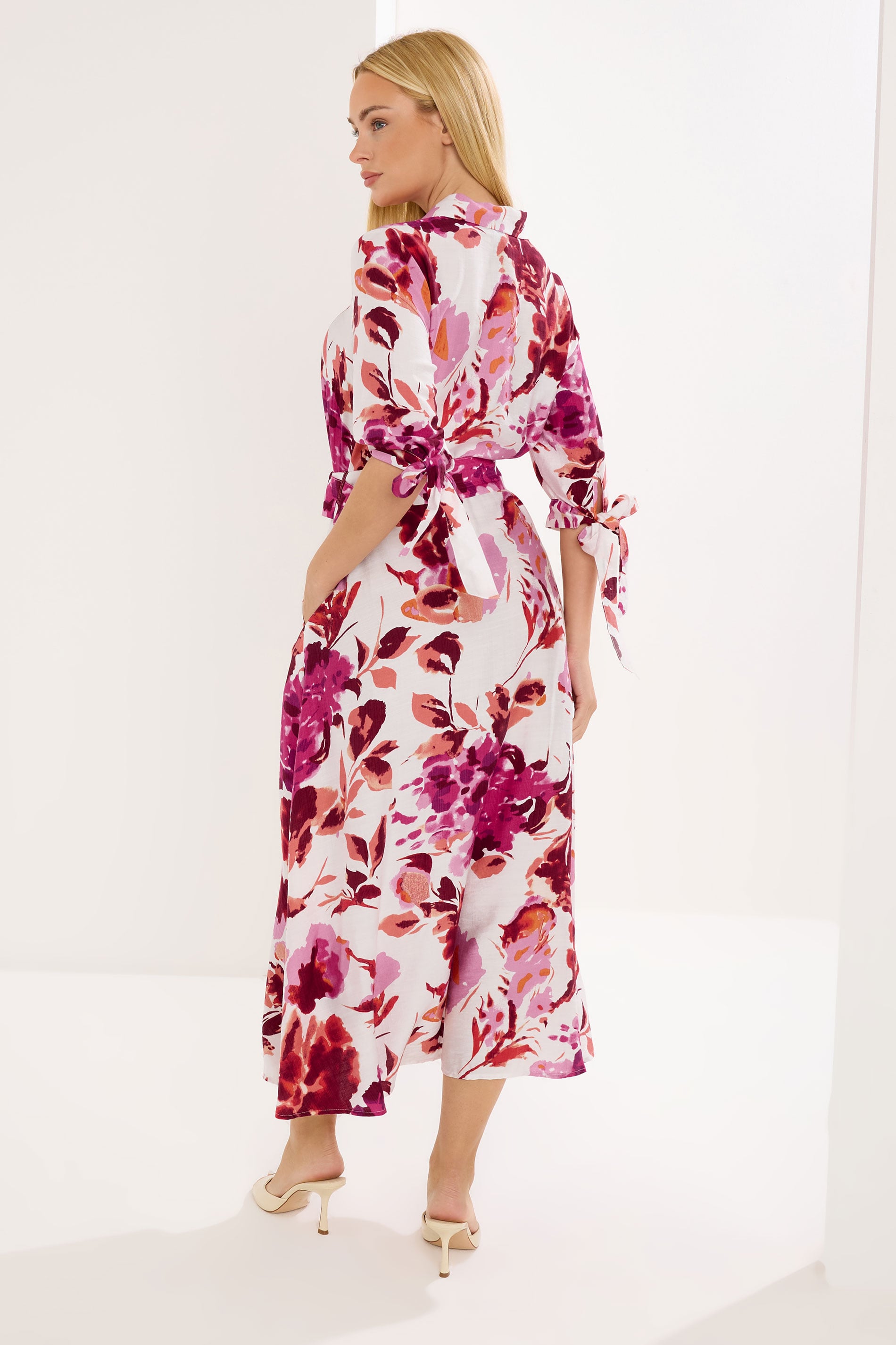 STAR Pink Floral Shirt Dress | StarByJM 2