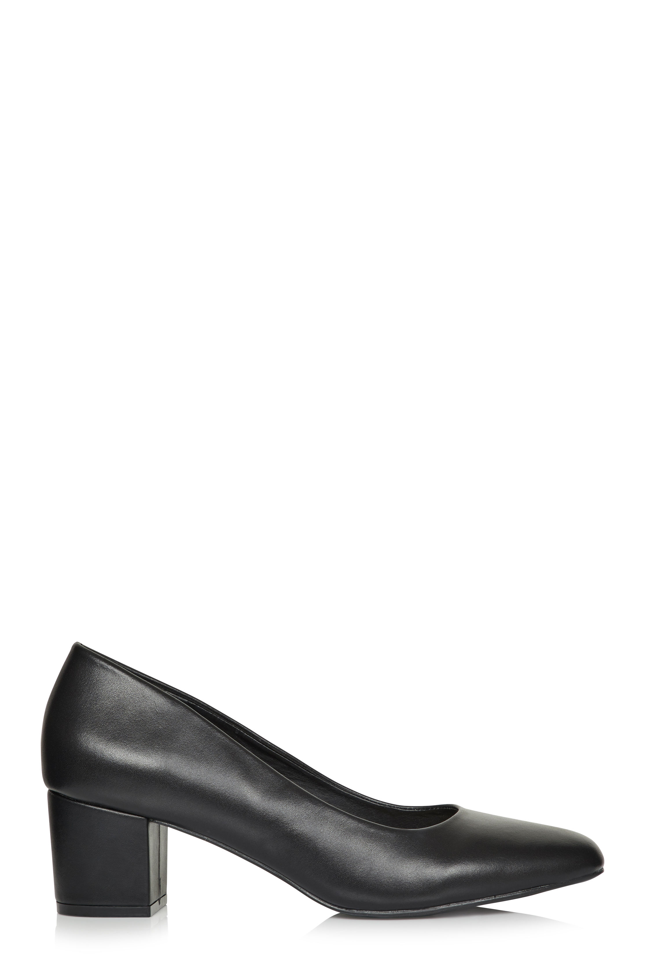leather court shoes block heel
