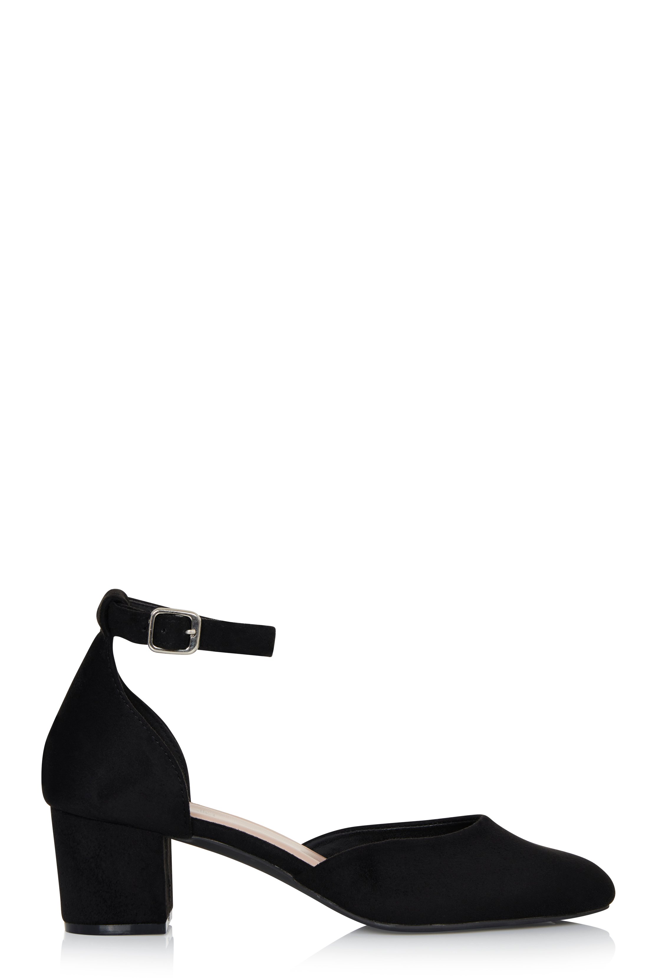 Black Block Heel Shoe | Long Tall Sally