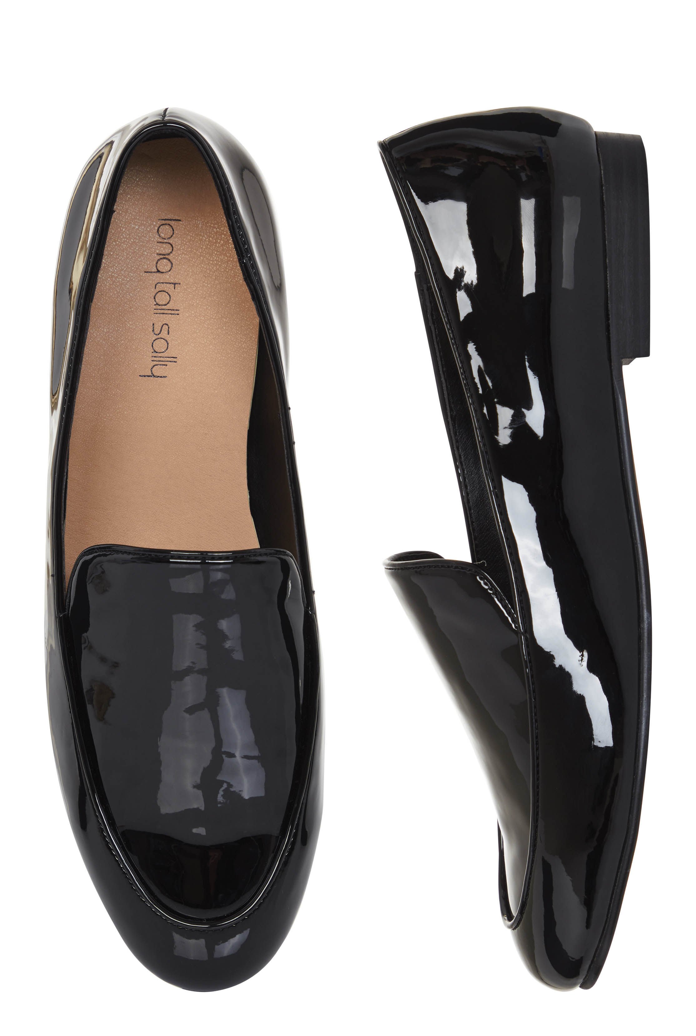 Black Patent Kadi Loafer | Long Tall Sally