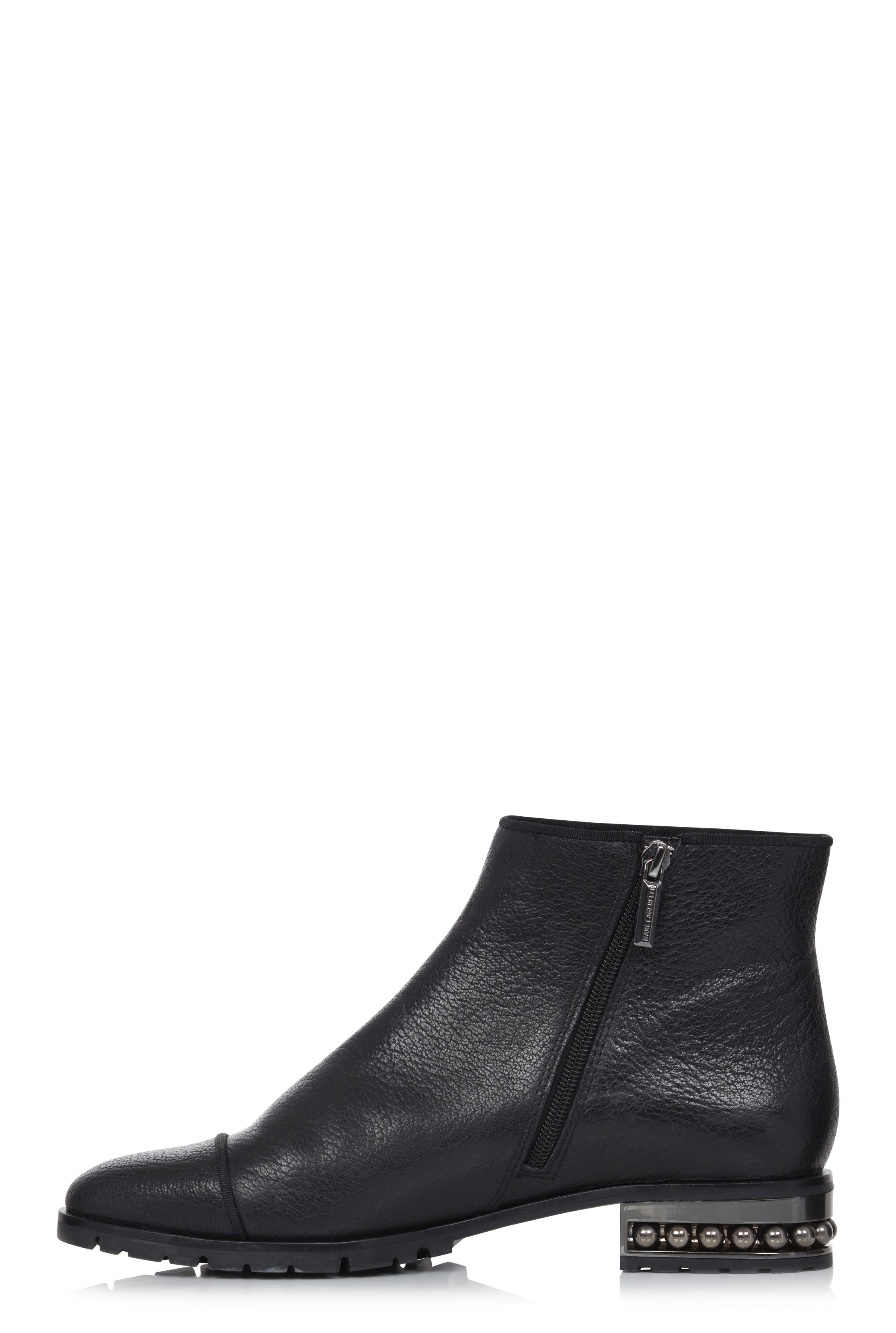 Karl Lagerfeld Paris Safia Ankle Bootie | Long Tall Sally