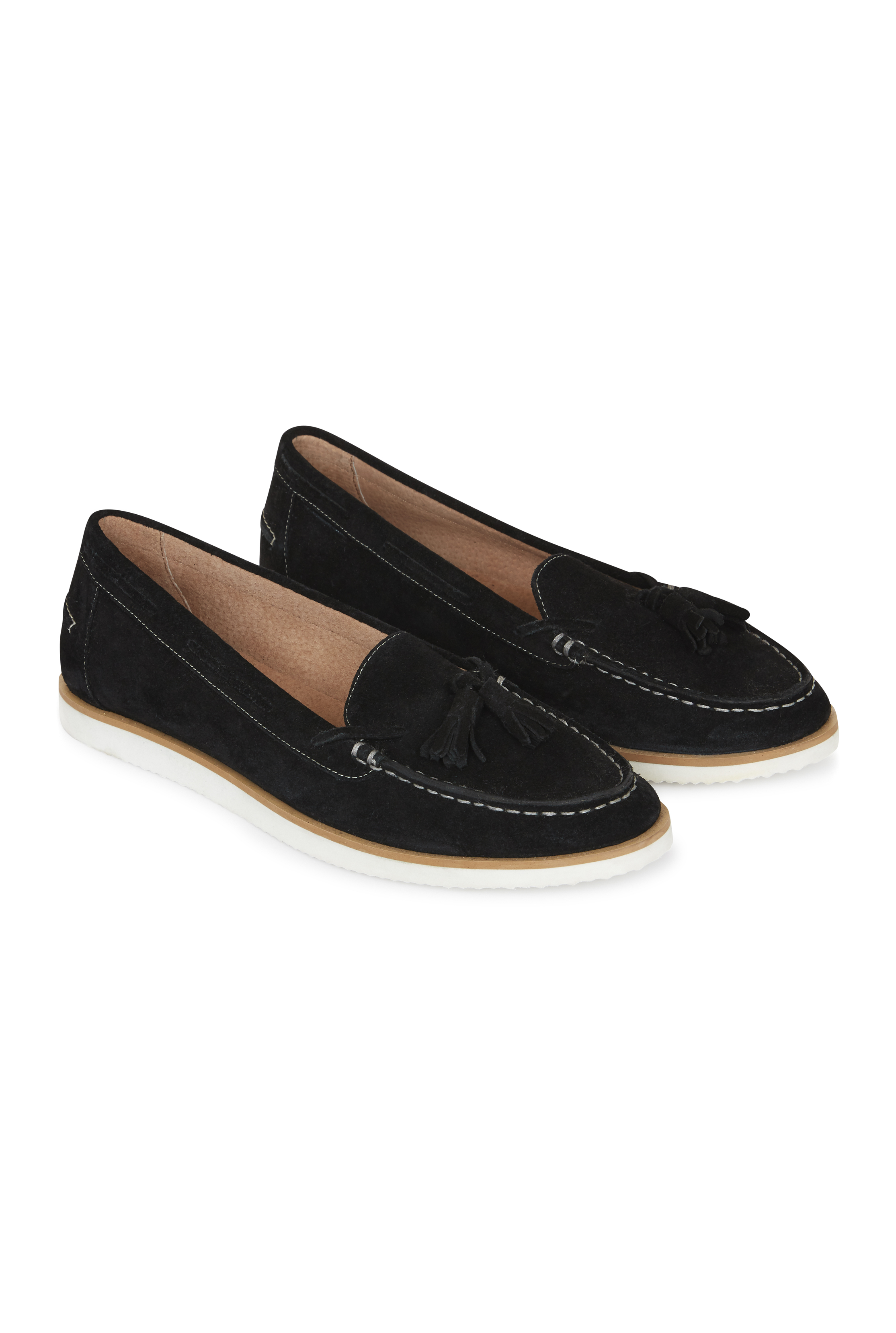LTS Rudy Suede Moccasin Tassel Loafer | Long Tall Sally