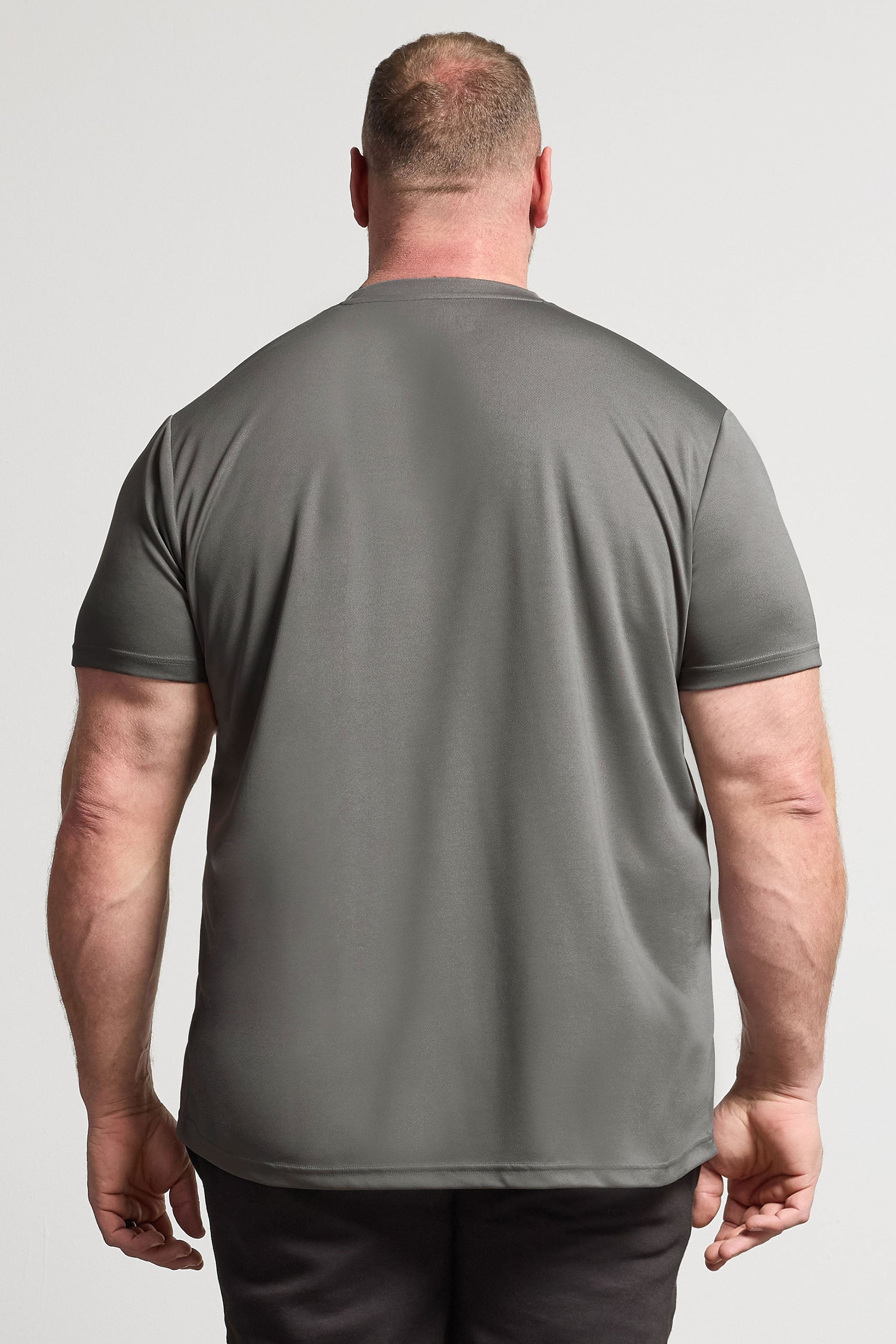 BadRhino Big & Tall Grey Active T-Shirt | BadRhino 2