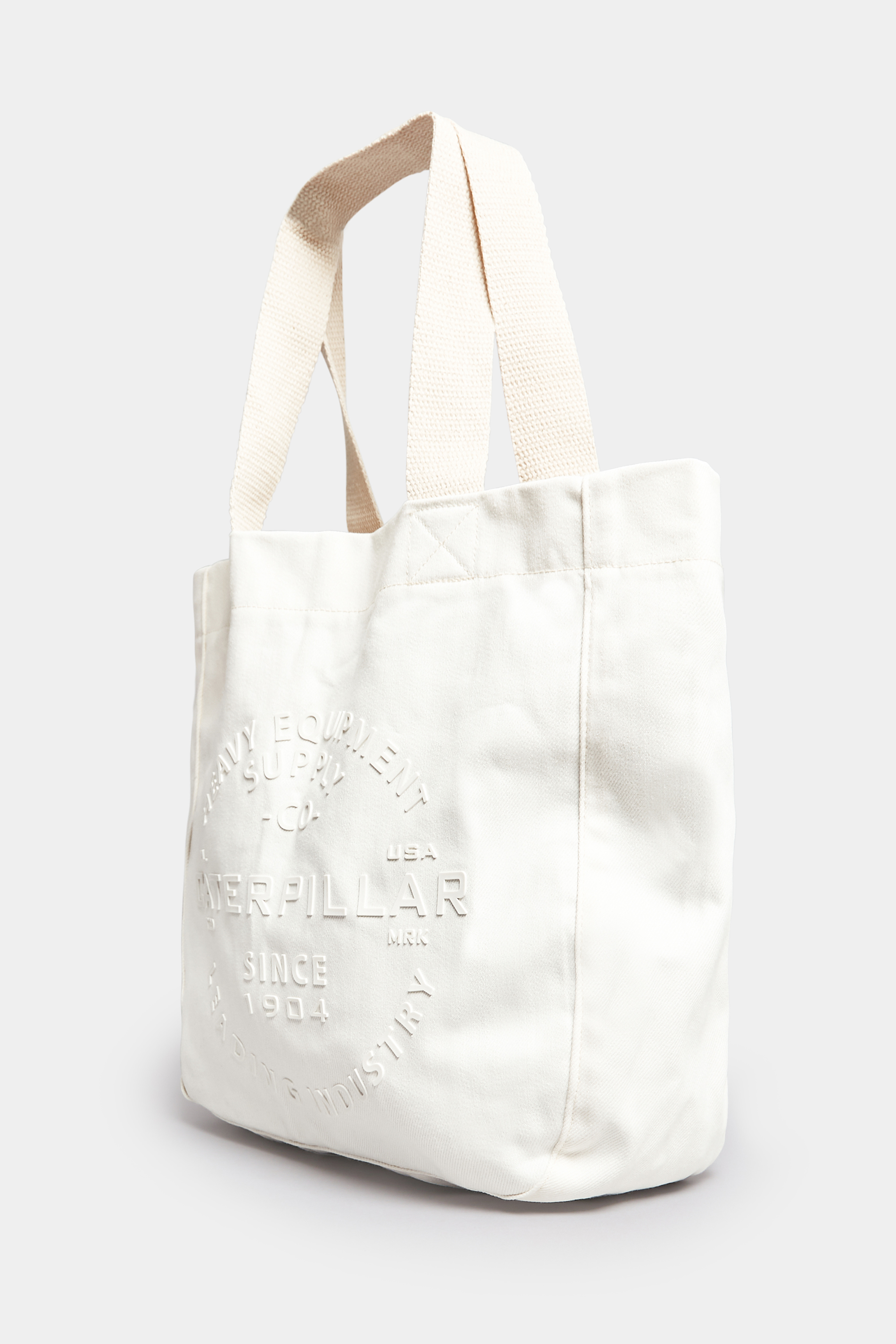 White Canvas Tote Bag | Yours Clothing 2