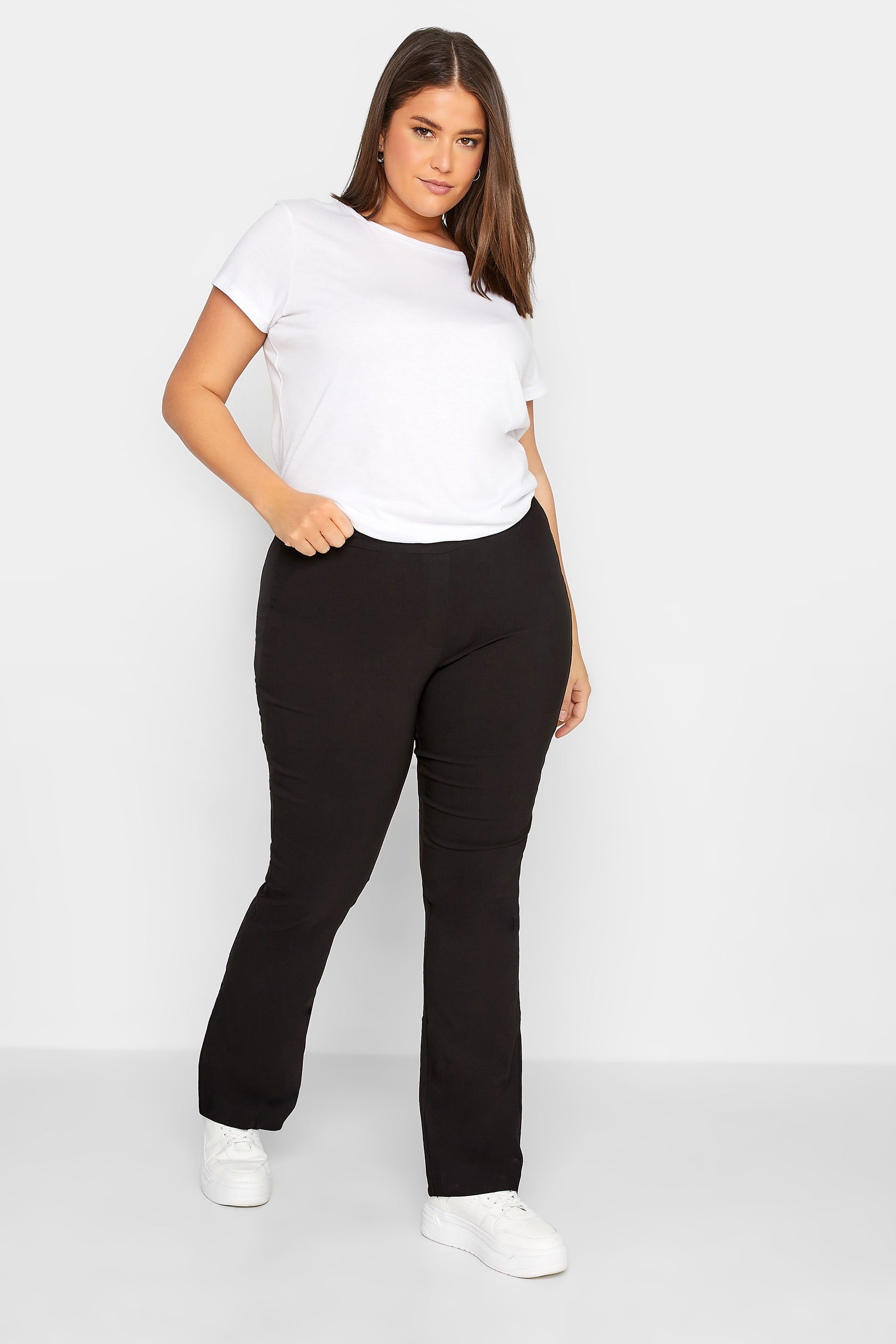 LTS Tall Women's Black Bootcut Trousers | Long Tall Sally 1