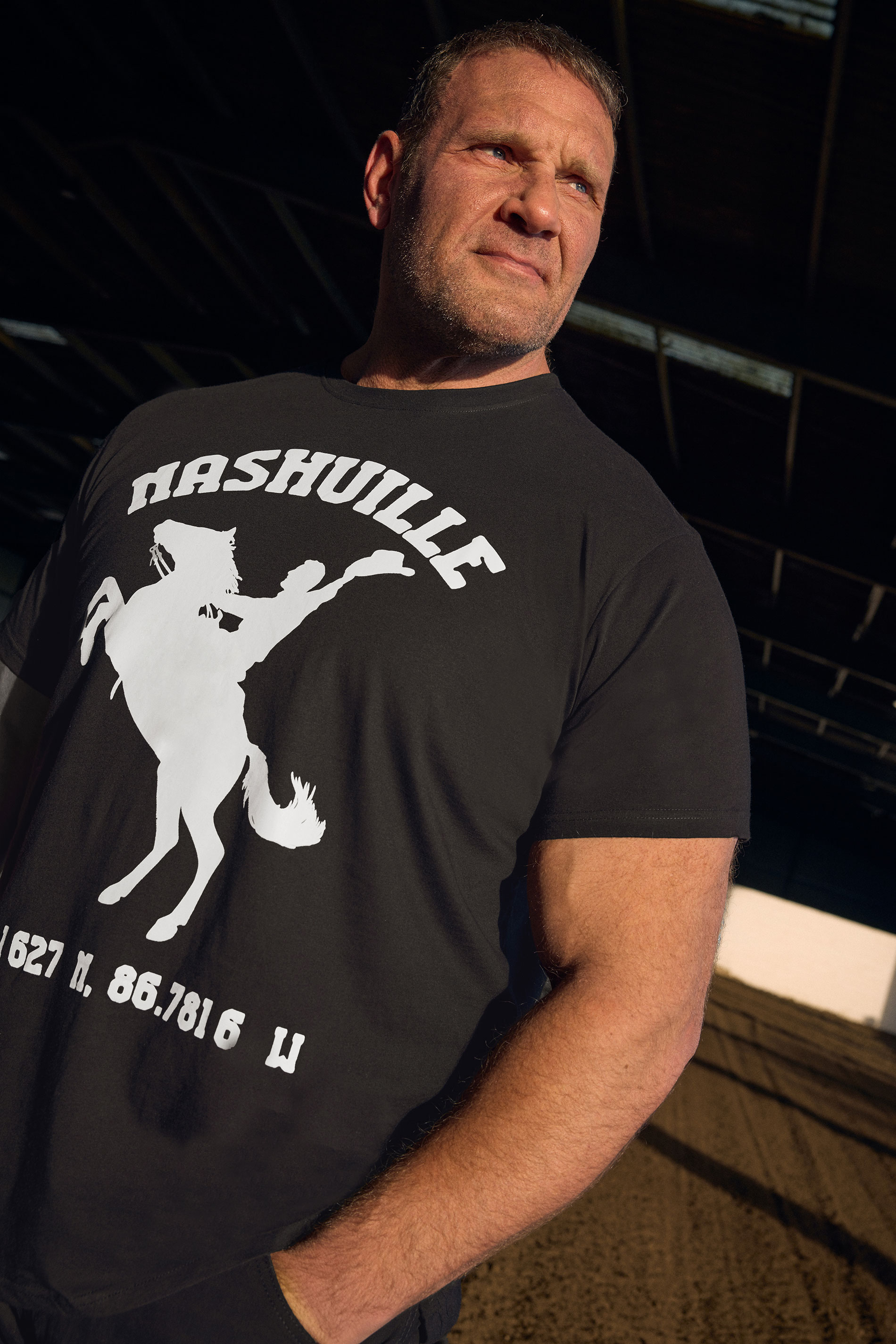BadRhino Big & Tall Black 'Nashville' Graphic T-Shirt 3
