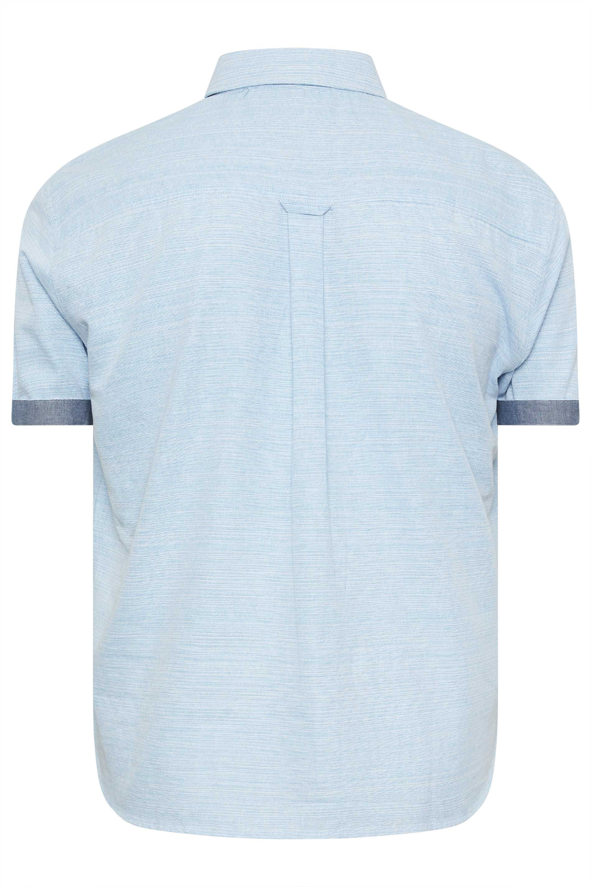 BadRhino Big & Tall Blue Slub Shirt | BadRhino 3
