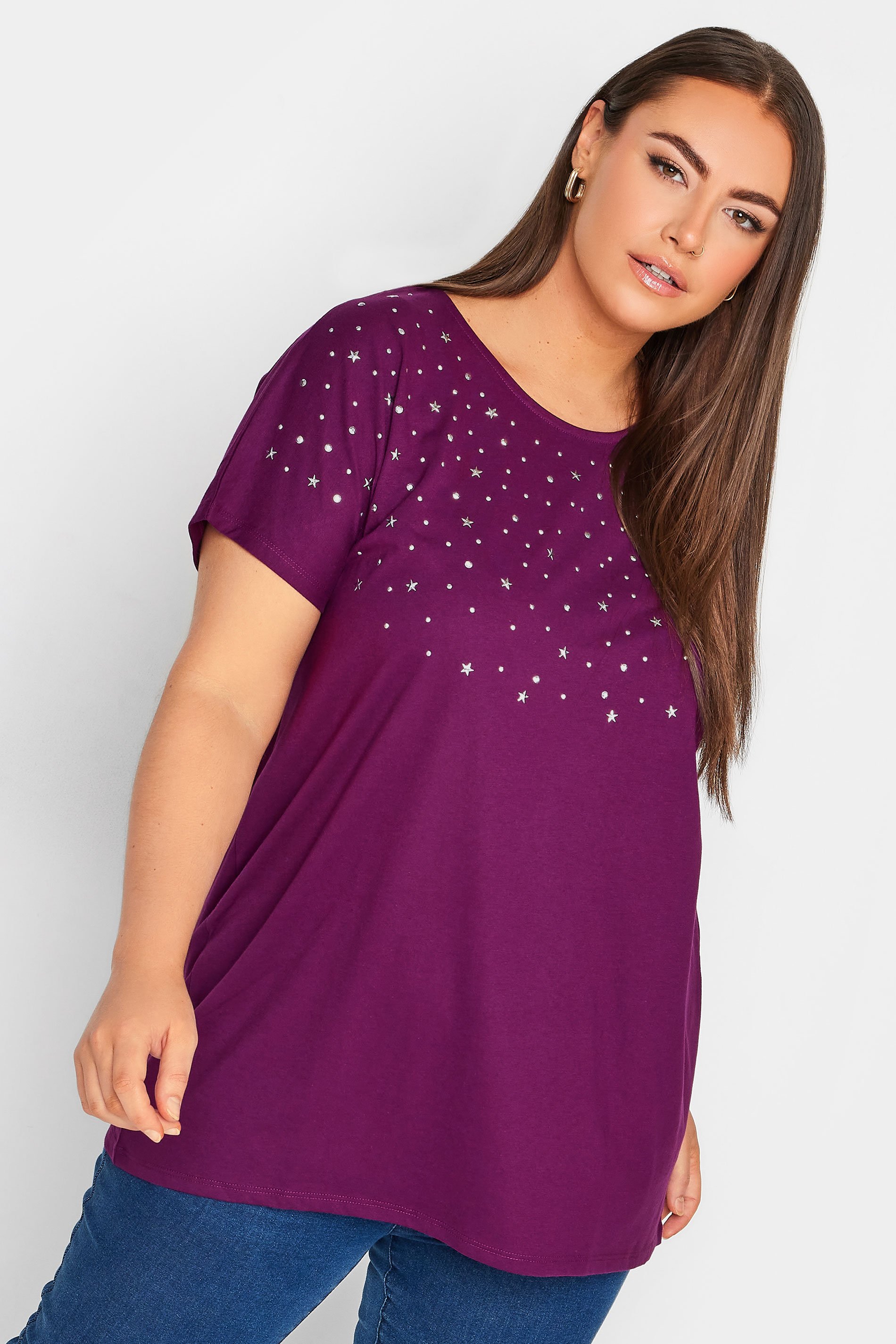 Jersey  Purple and black, Tops & tees, Women shopping