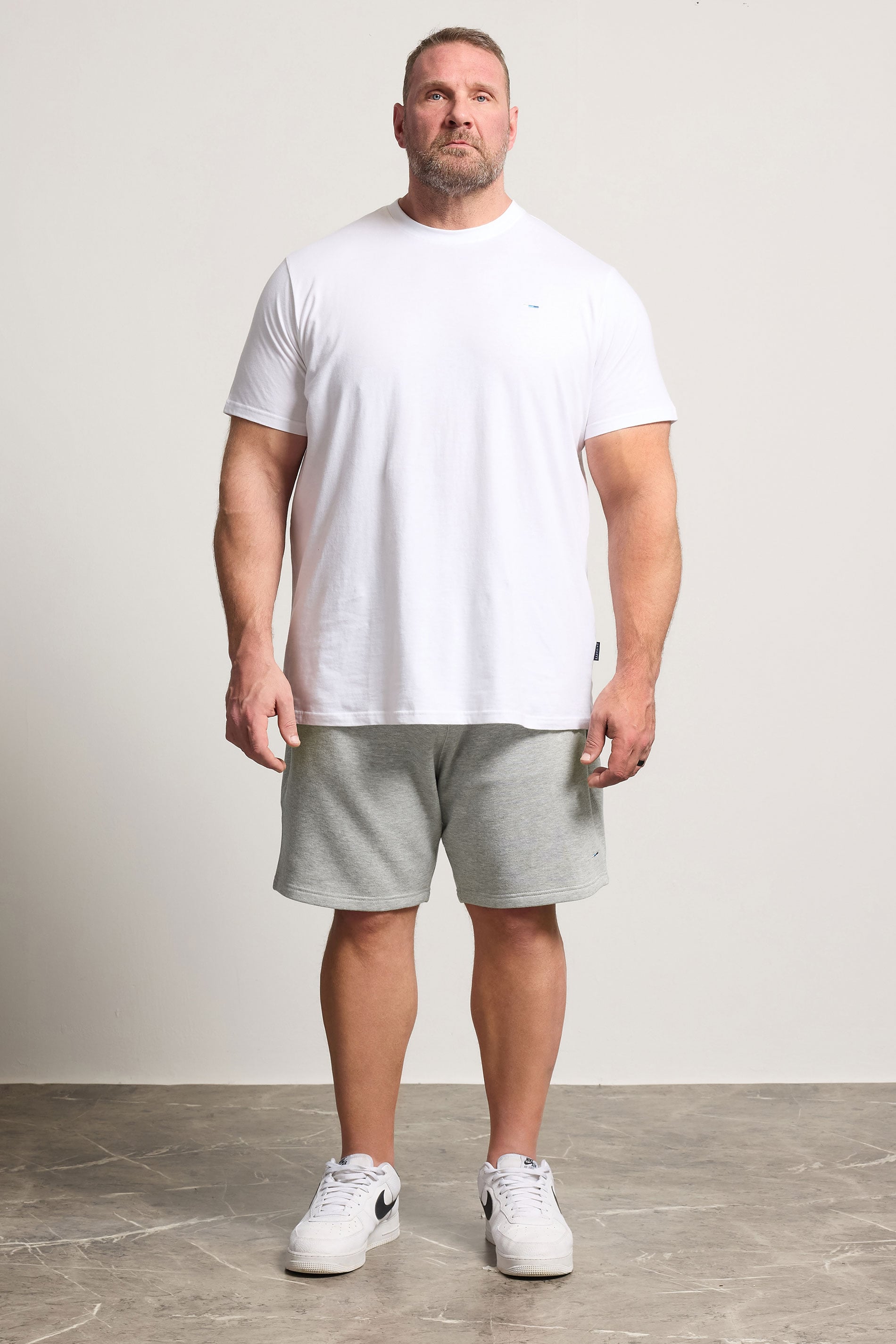 BadRhino Big & Tall Grey Jogger Shorts | BadRhino 1