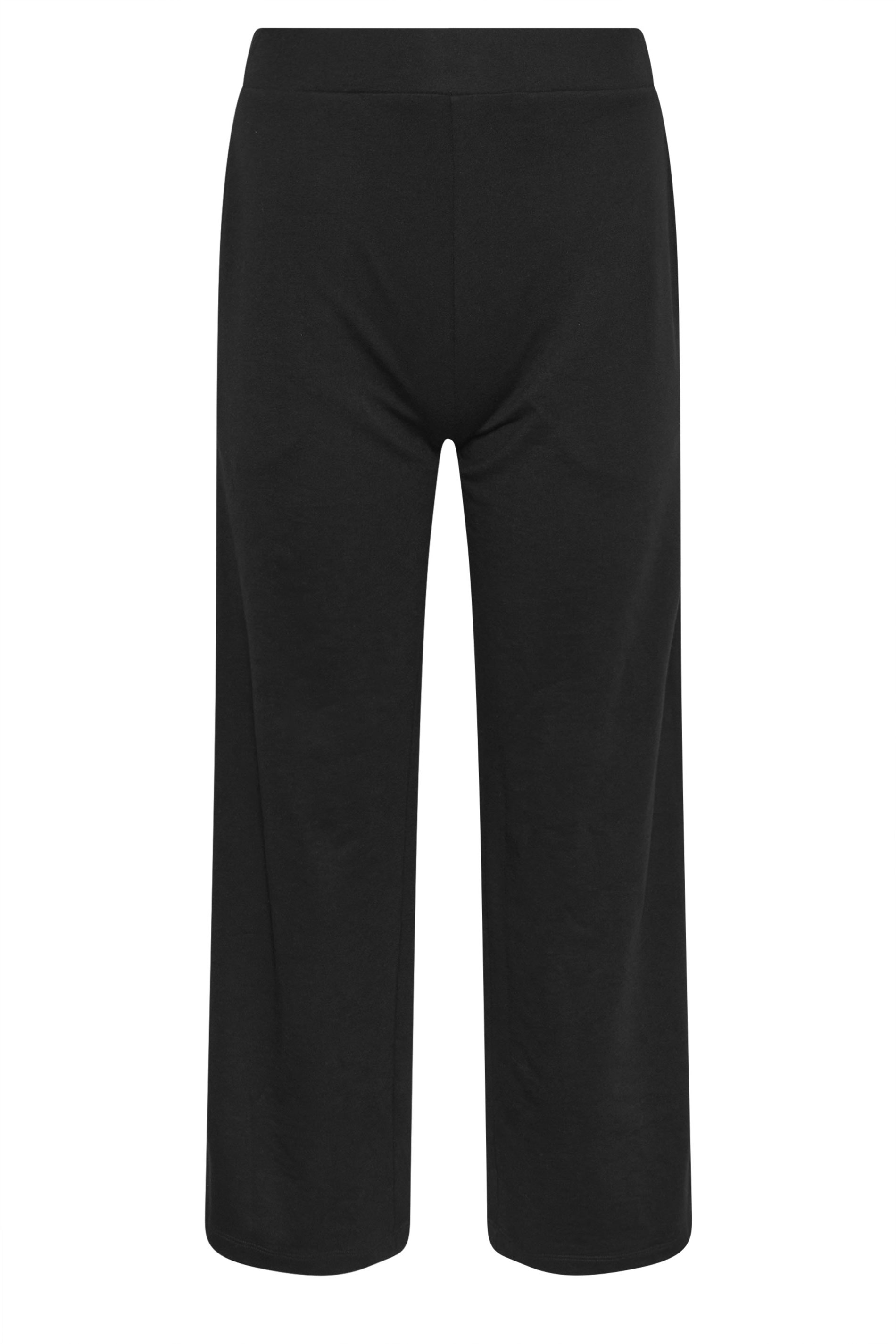PixieGirl Petite Women's Black Wide Leg Joggers | PixieGirl 5