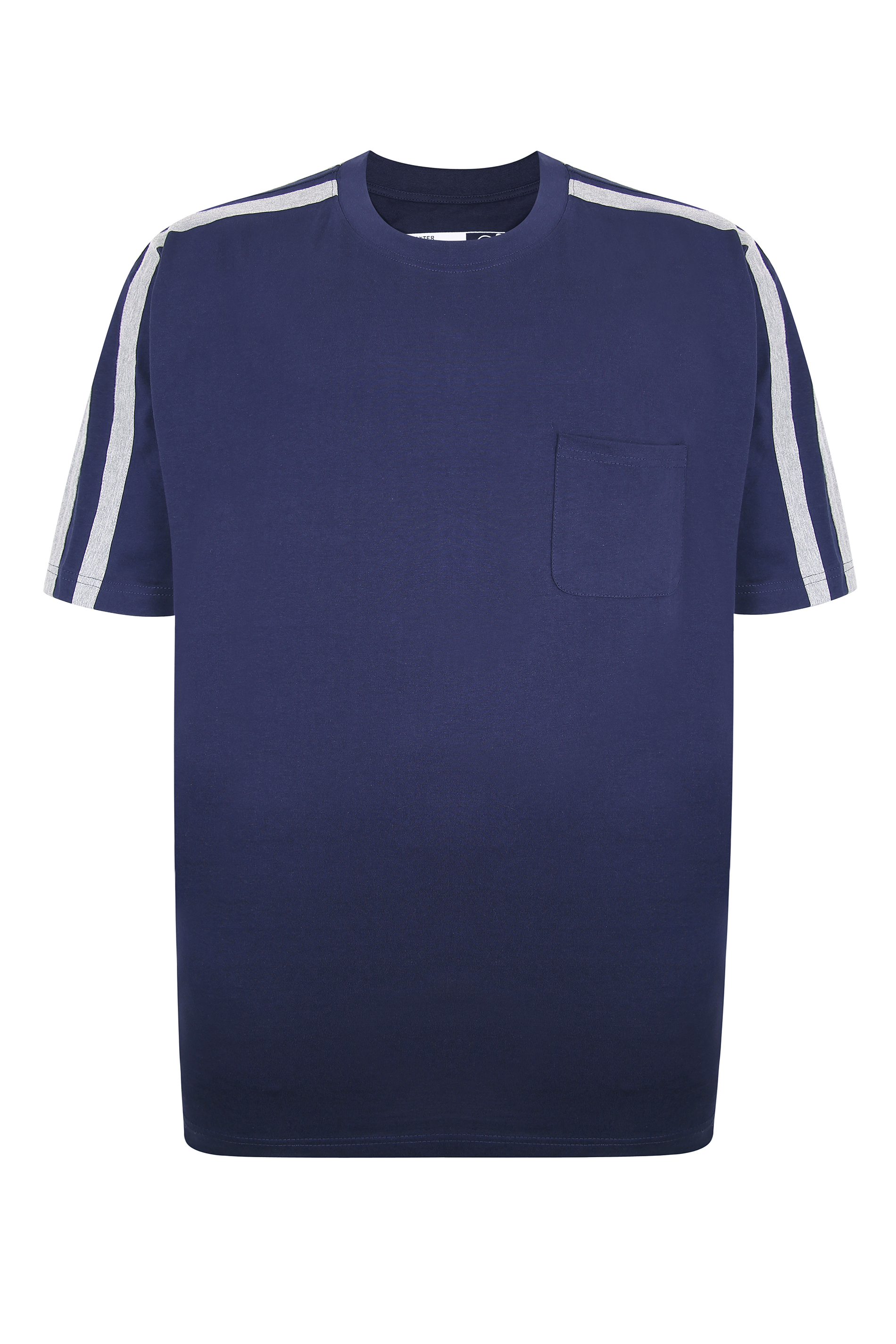 ED BAXTER Big & Tall Navy Blue Lounge T-Shirt 1