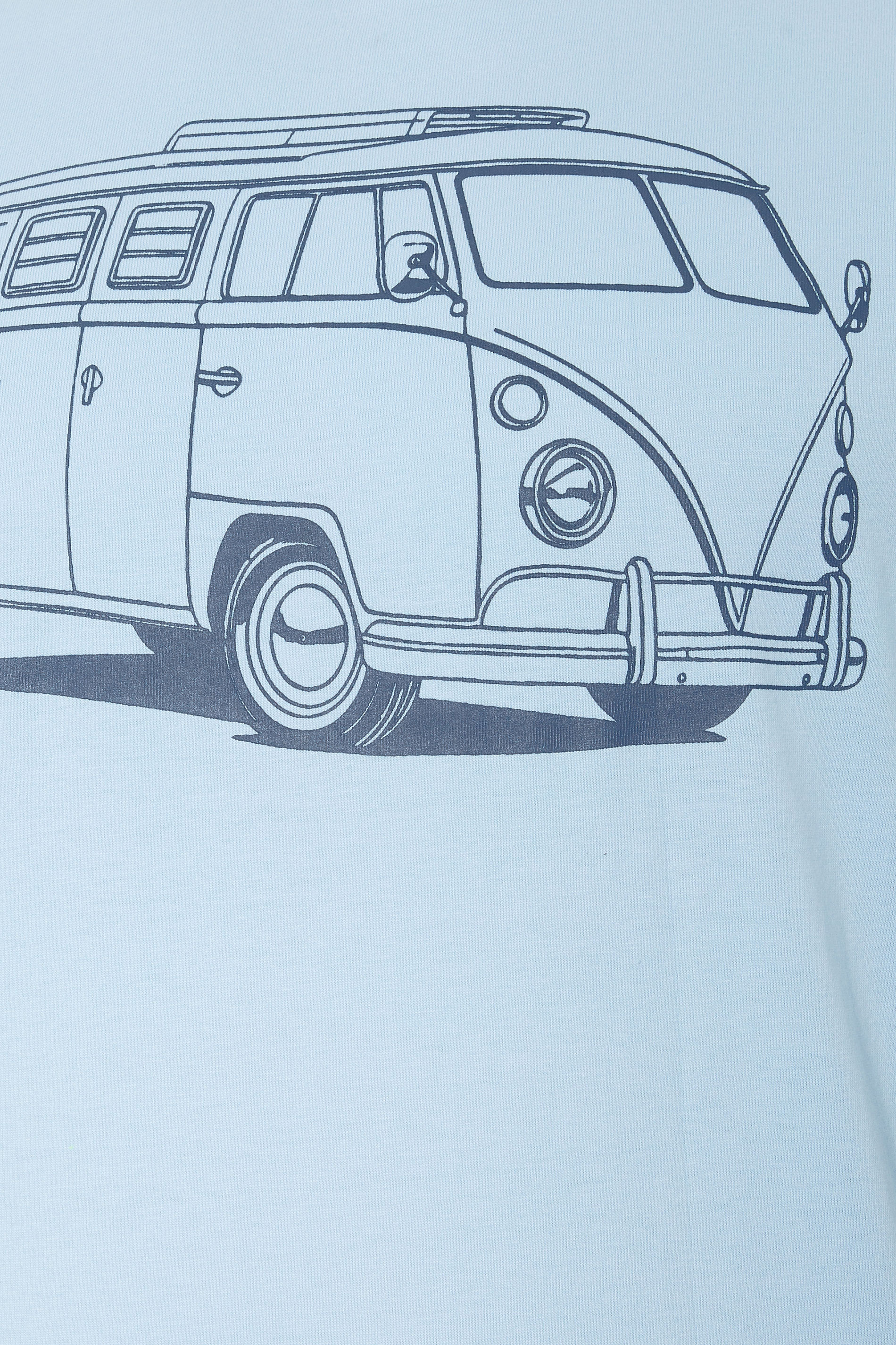 BadRhino Big & Tall Blue Extra Long Campervan Graphic T-Shirt | BadRhino 7
