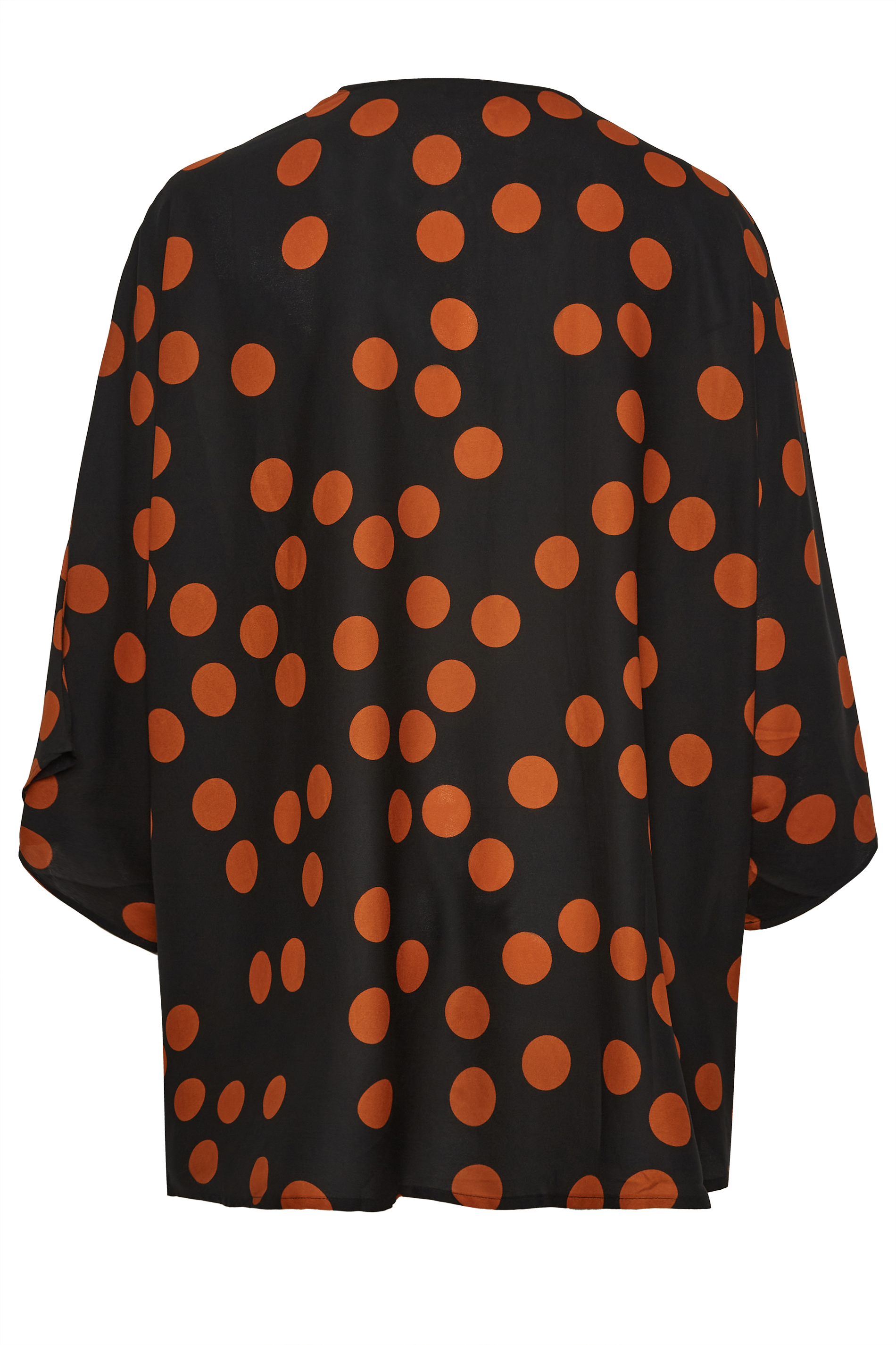 Mango Polka Dot Shirt With Brown Spots in White