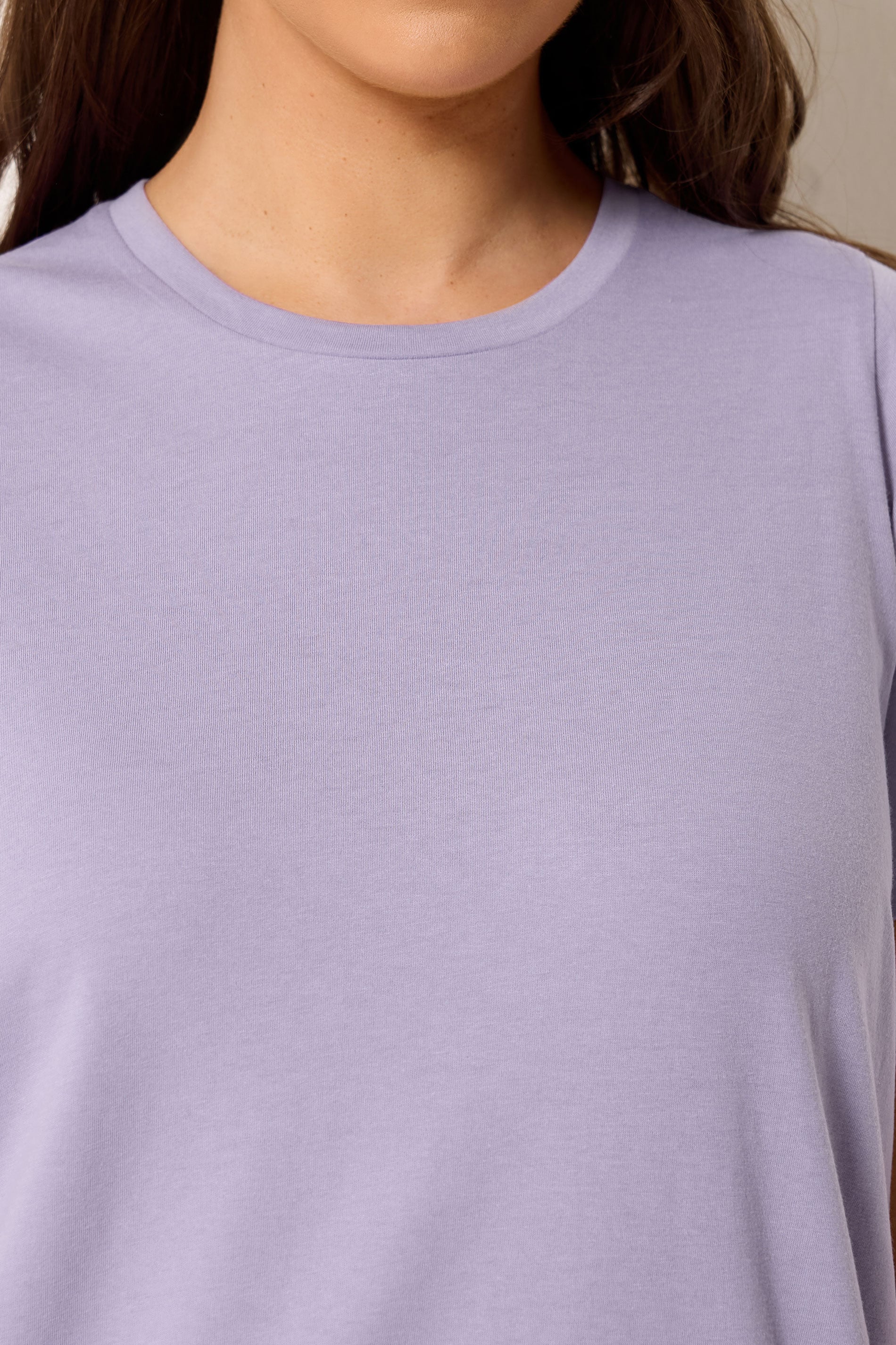 YOURS Plus Size Purple Short Sleeve Core T-Shirt | Yours Clothing 4