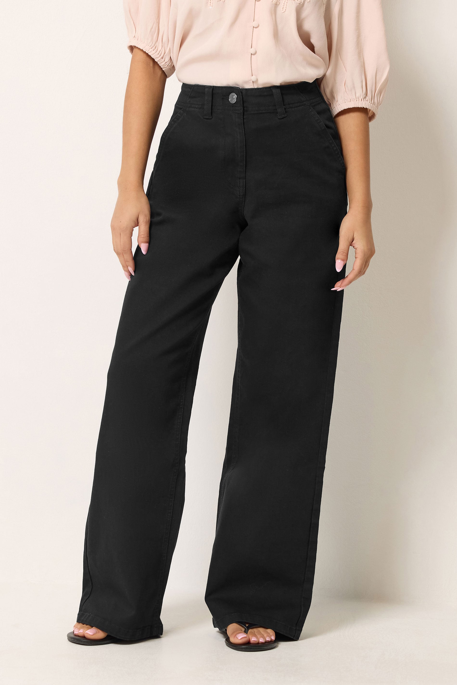 M&Co Black Wide Leg Jeans | M&Co 1