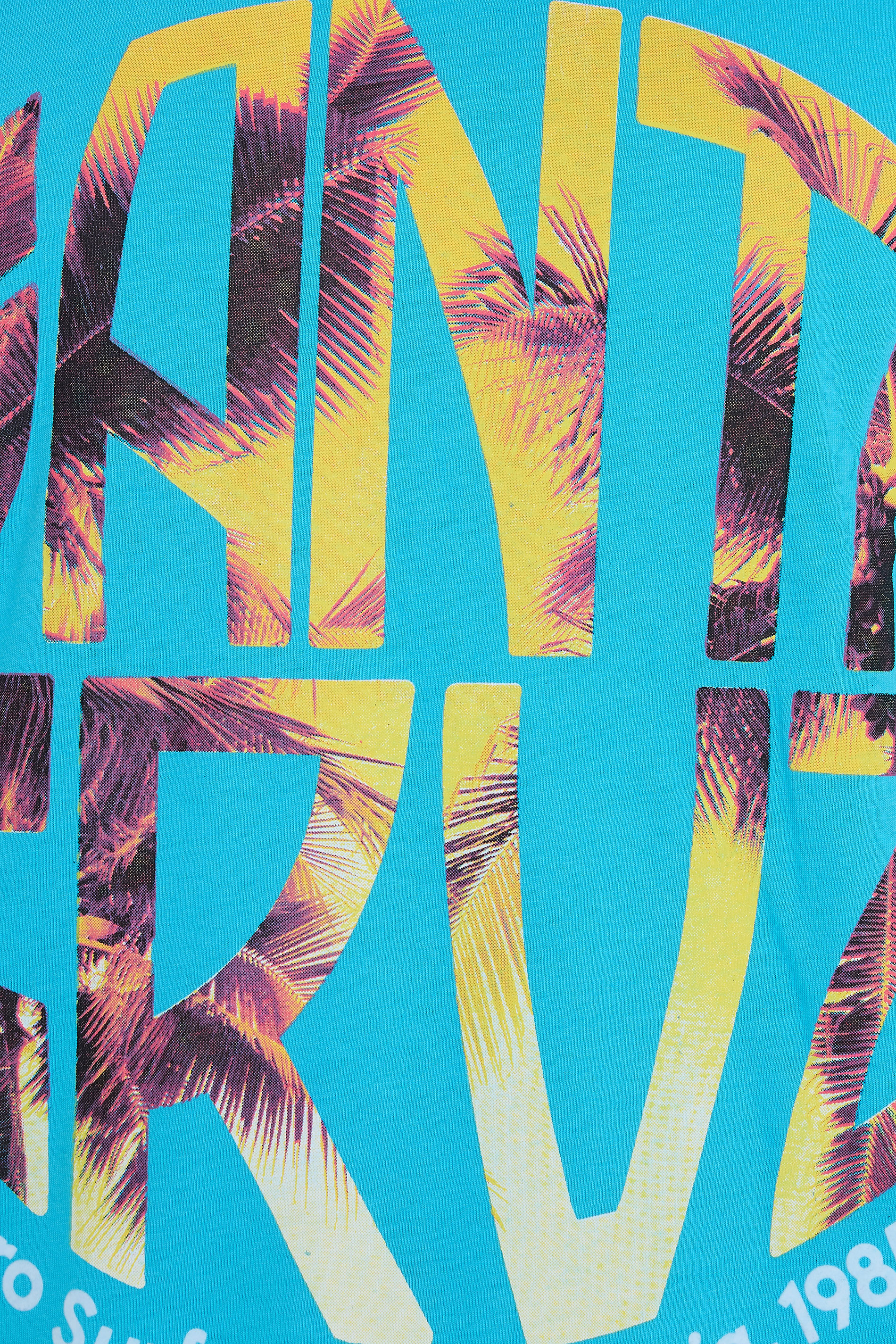 KAM Big & Tall Light Blue 'Santa Cruz' T-Shirt | BadRhino 3