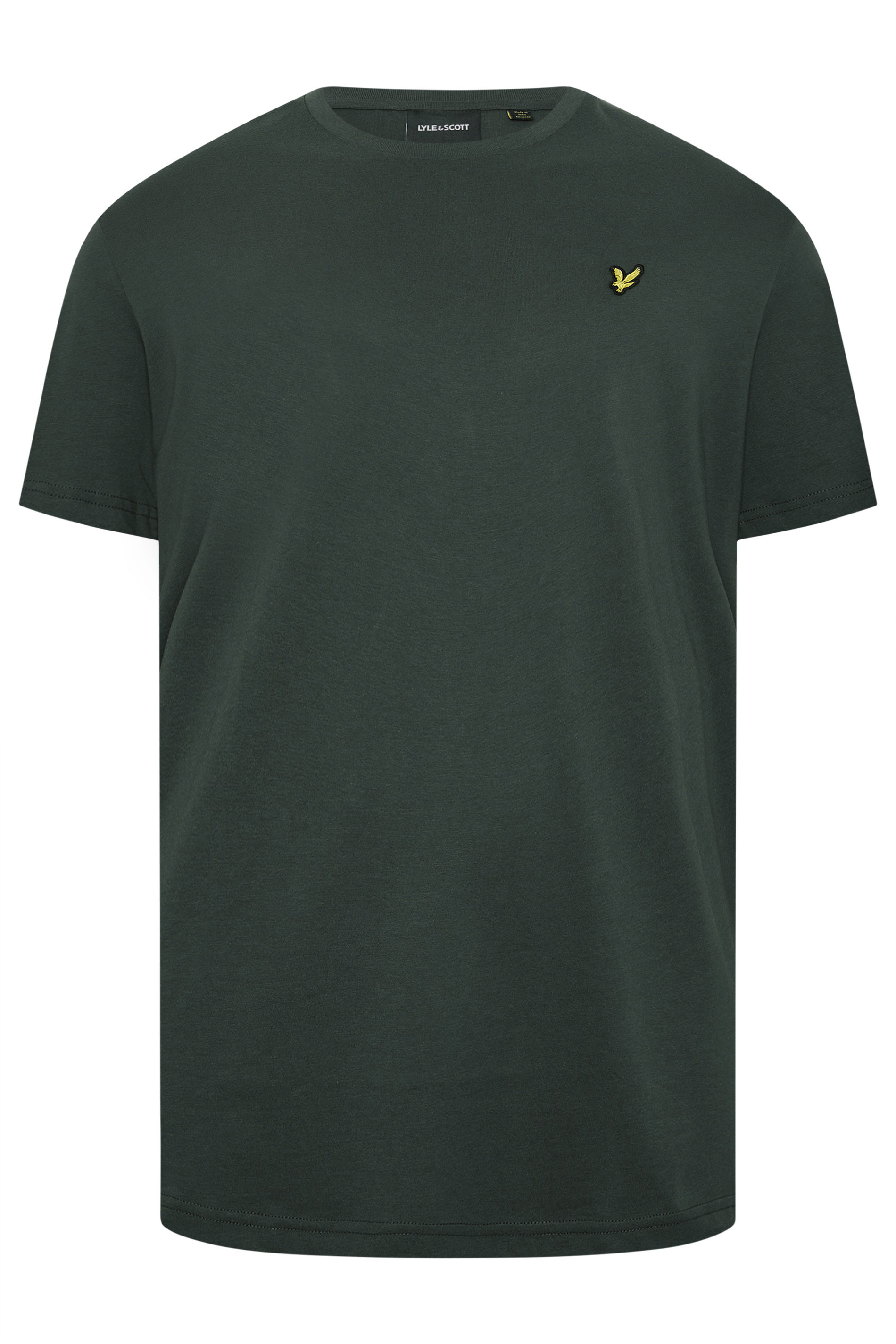 LYLE & SCOTT Big & Tall Gunmetal Grey Core T-Shirt | BadRhino 2