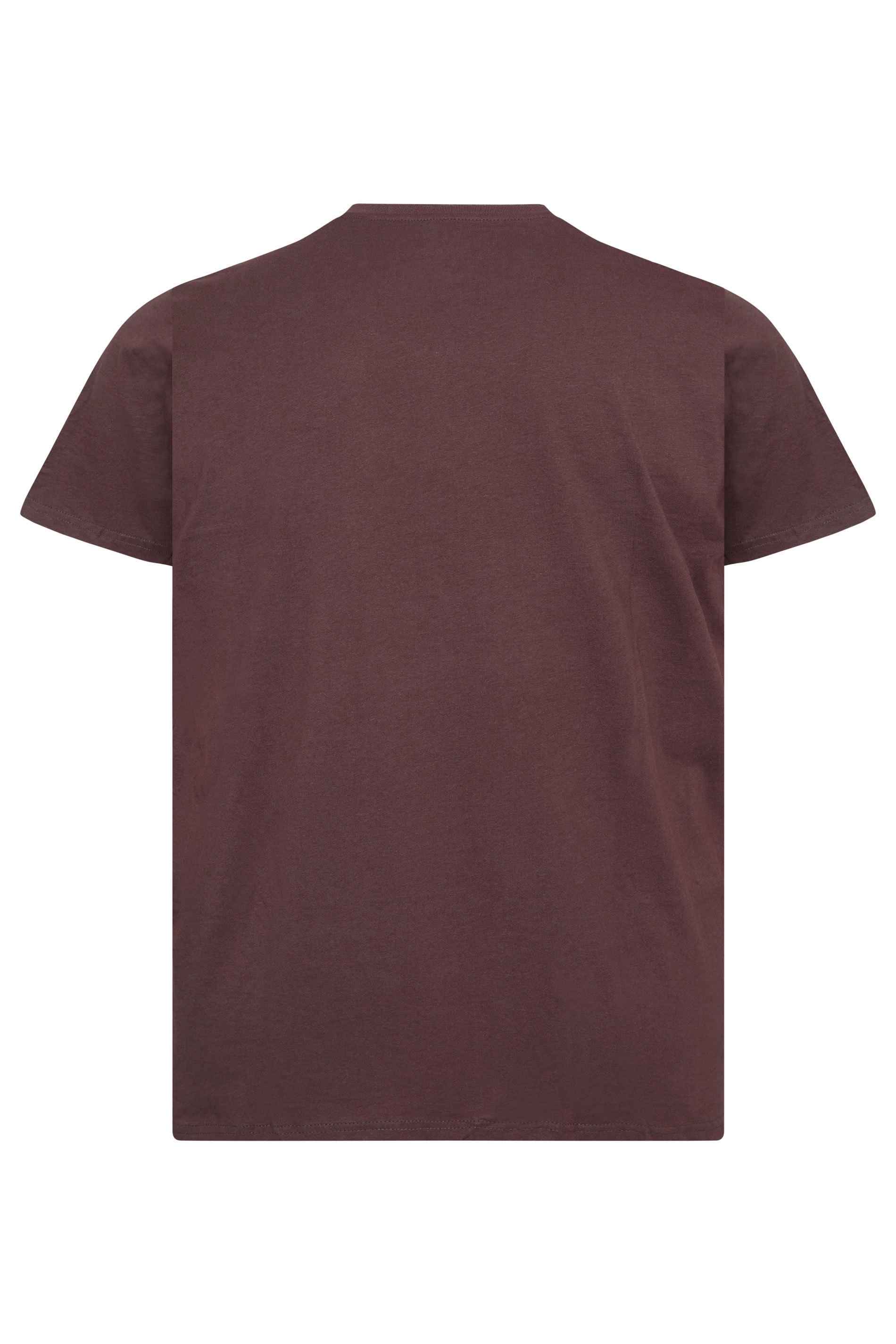 BadRhino Burgundy Red Plain T-Shirt ...