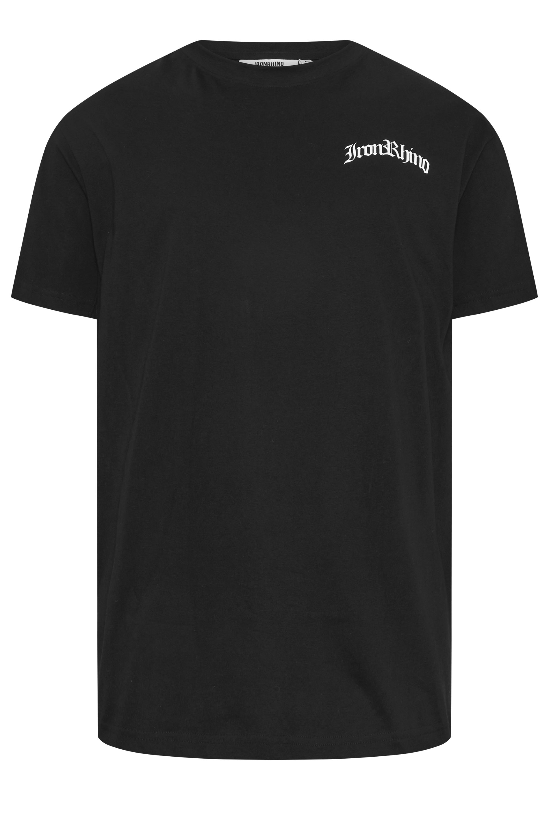 IronRhino Big & Tall Black Old English T-Shirt | BadRhino 6