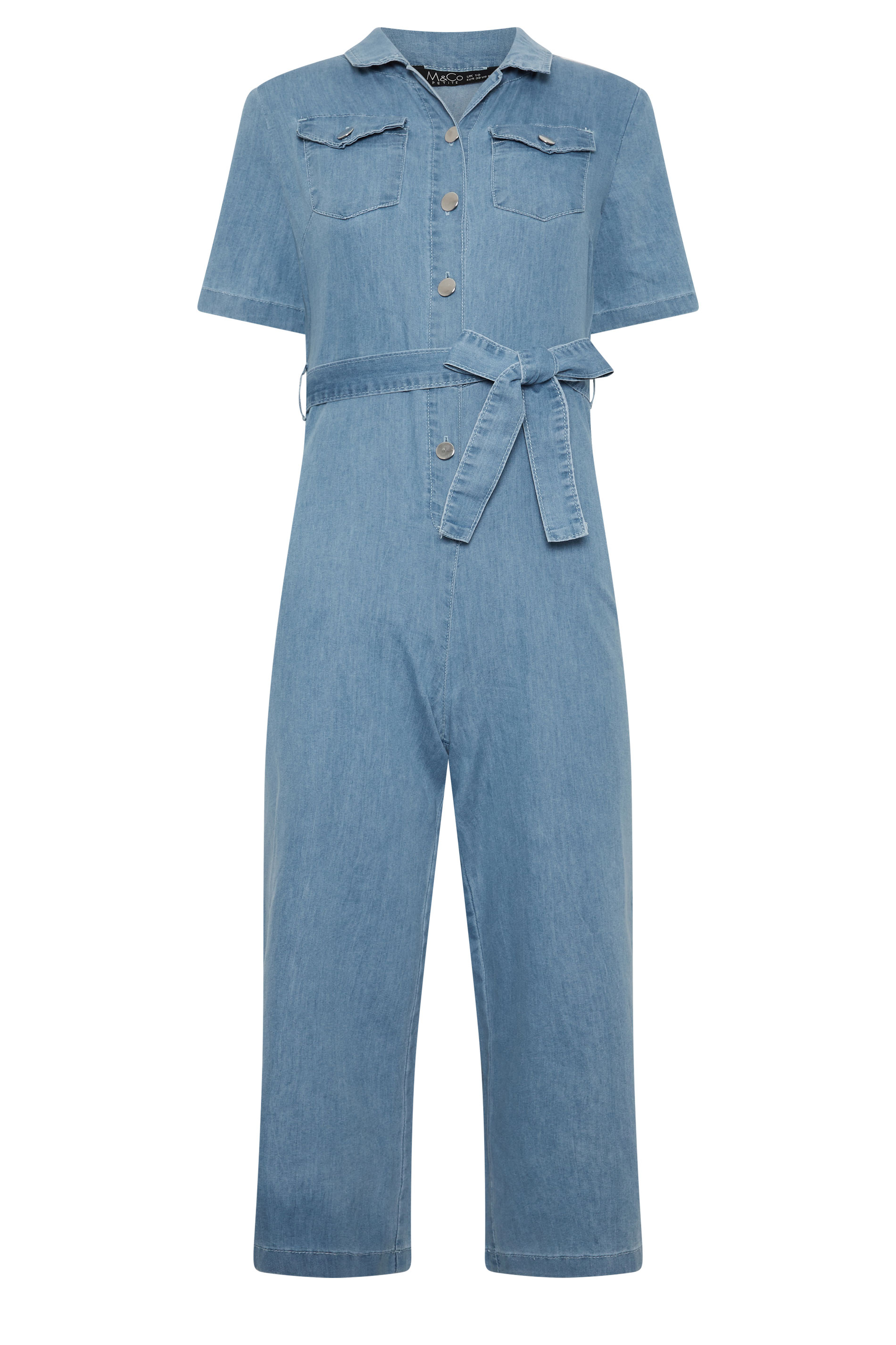 M&Co Petite Blue Denim Jumpsuit | M&Co 5