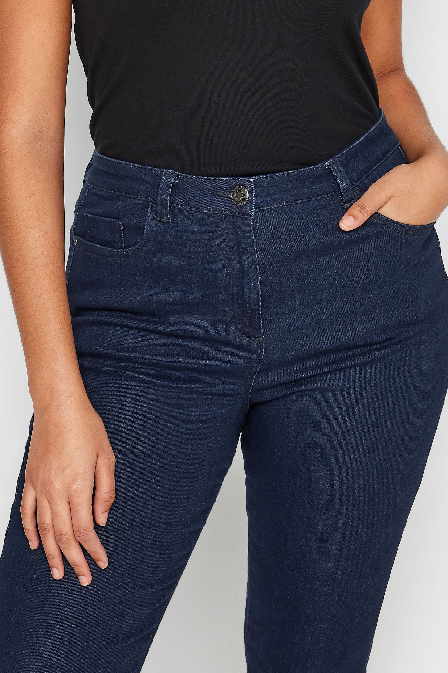 M&Co Indigo Blue Cropped Jeans | M&Co 4