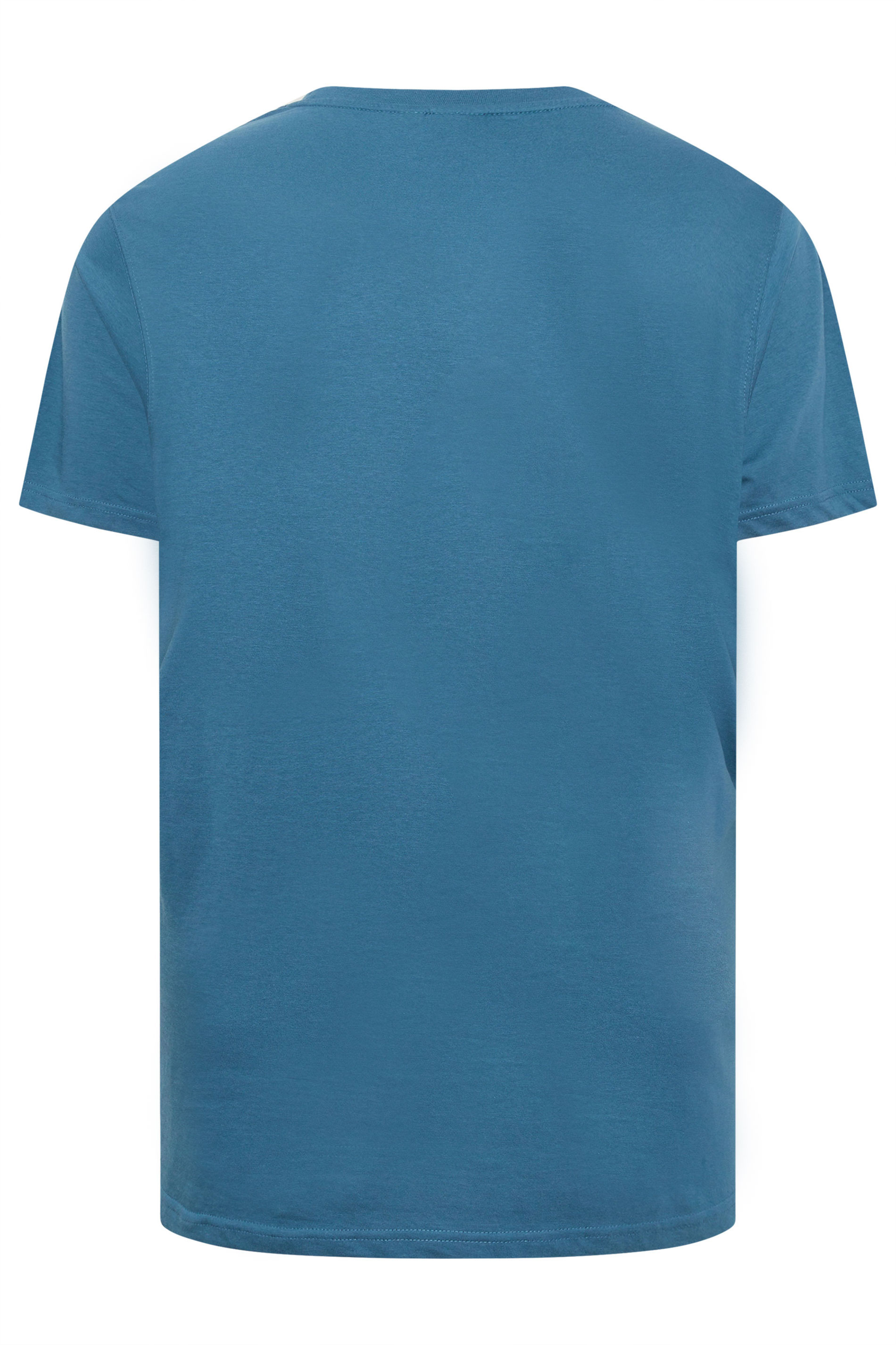 D555 Big & Tall Teal Blue Core T-Shirt | BadRhino 4