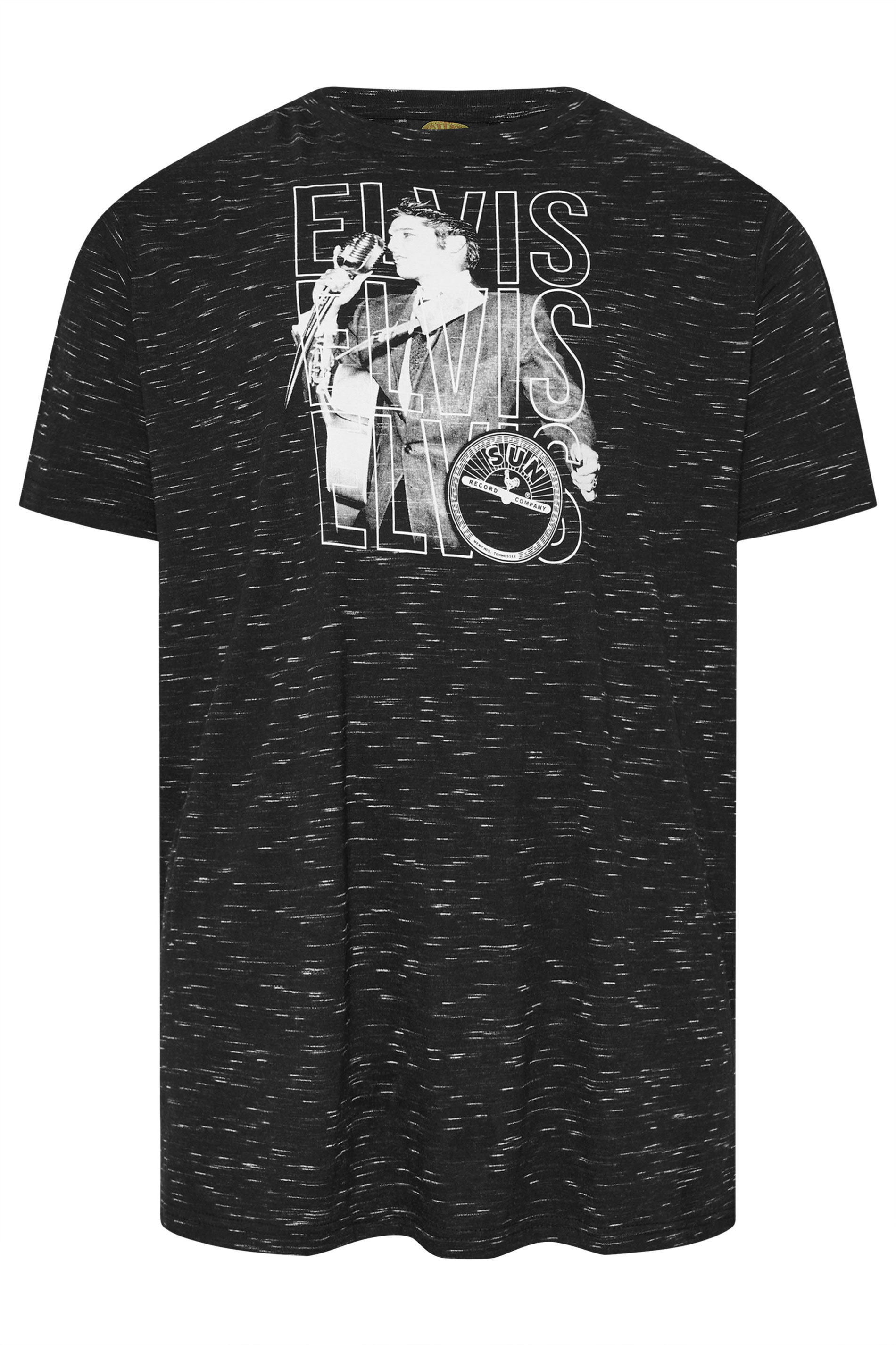 D555 Big & Tall Black Elvis Presley Graphic T-Shirt | BadRhino 2