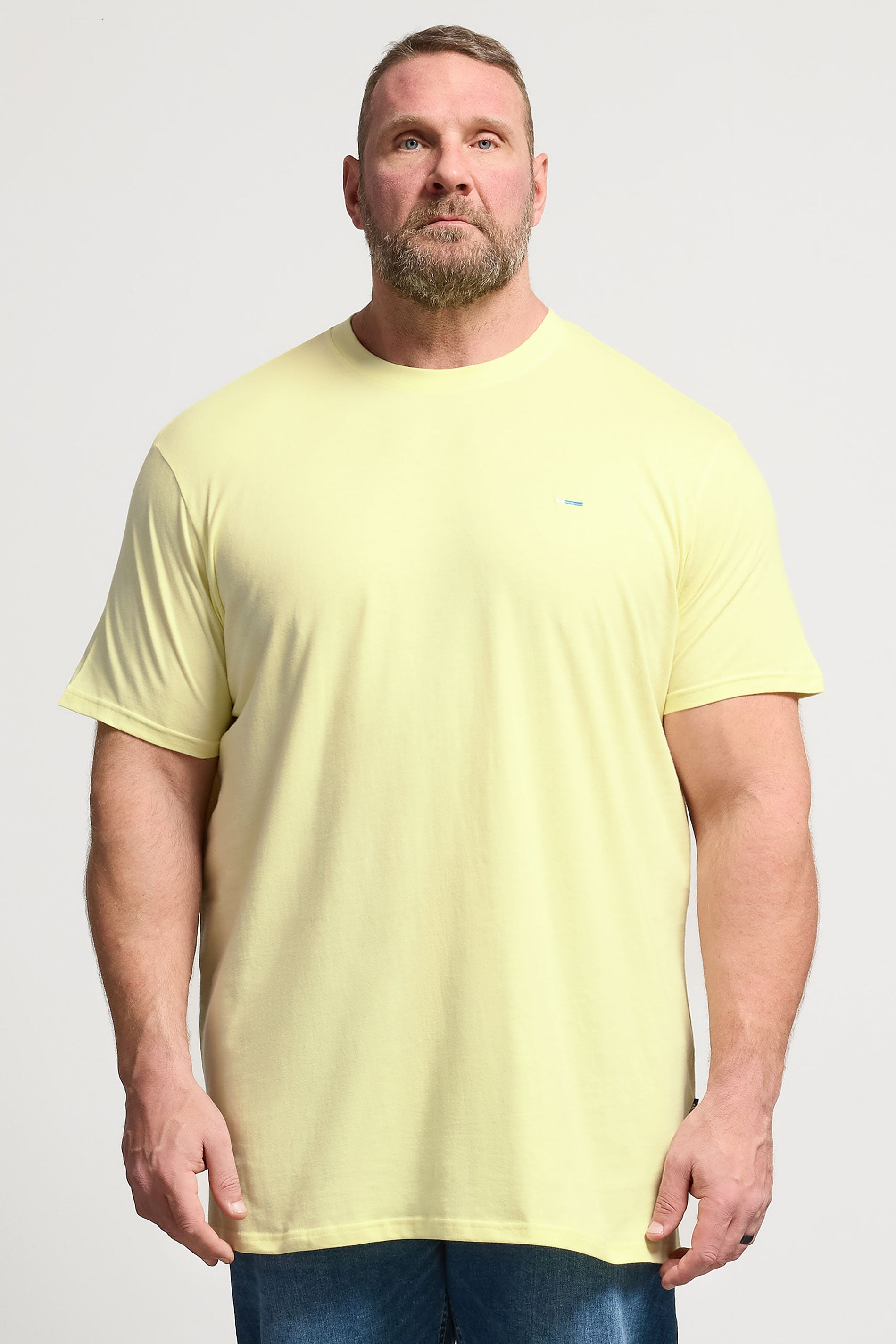BadRhino Big & Tall 3 Pack Yellow/Pink/Orange Extra Long Core T-Shirts | BadRhino 4