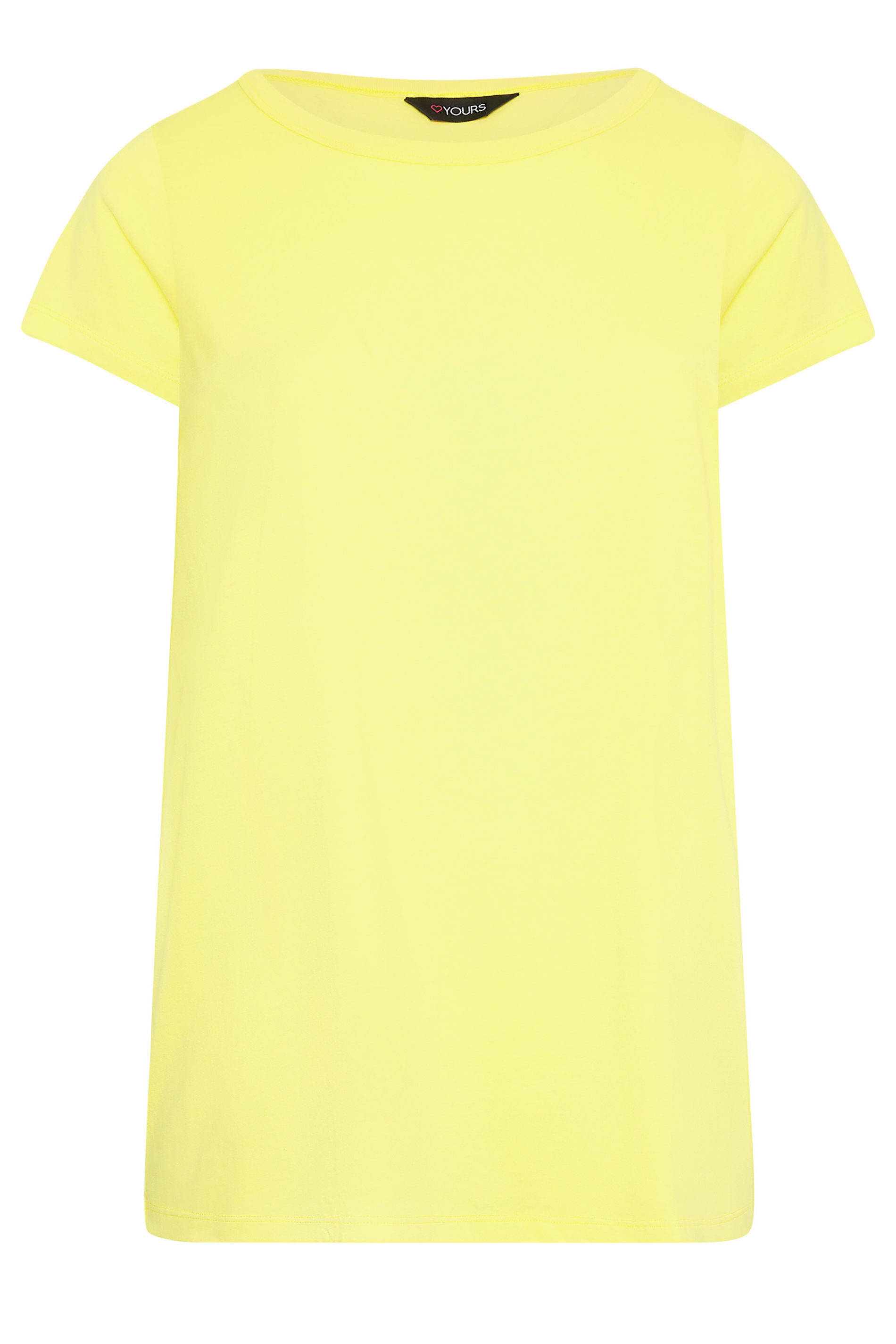 YOURS Curve Plus Size Essentials Yellow | Yours Clothing