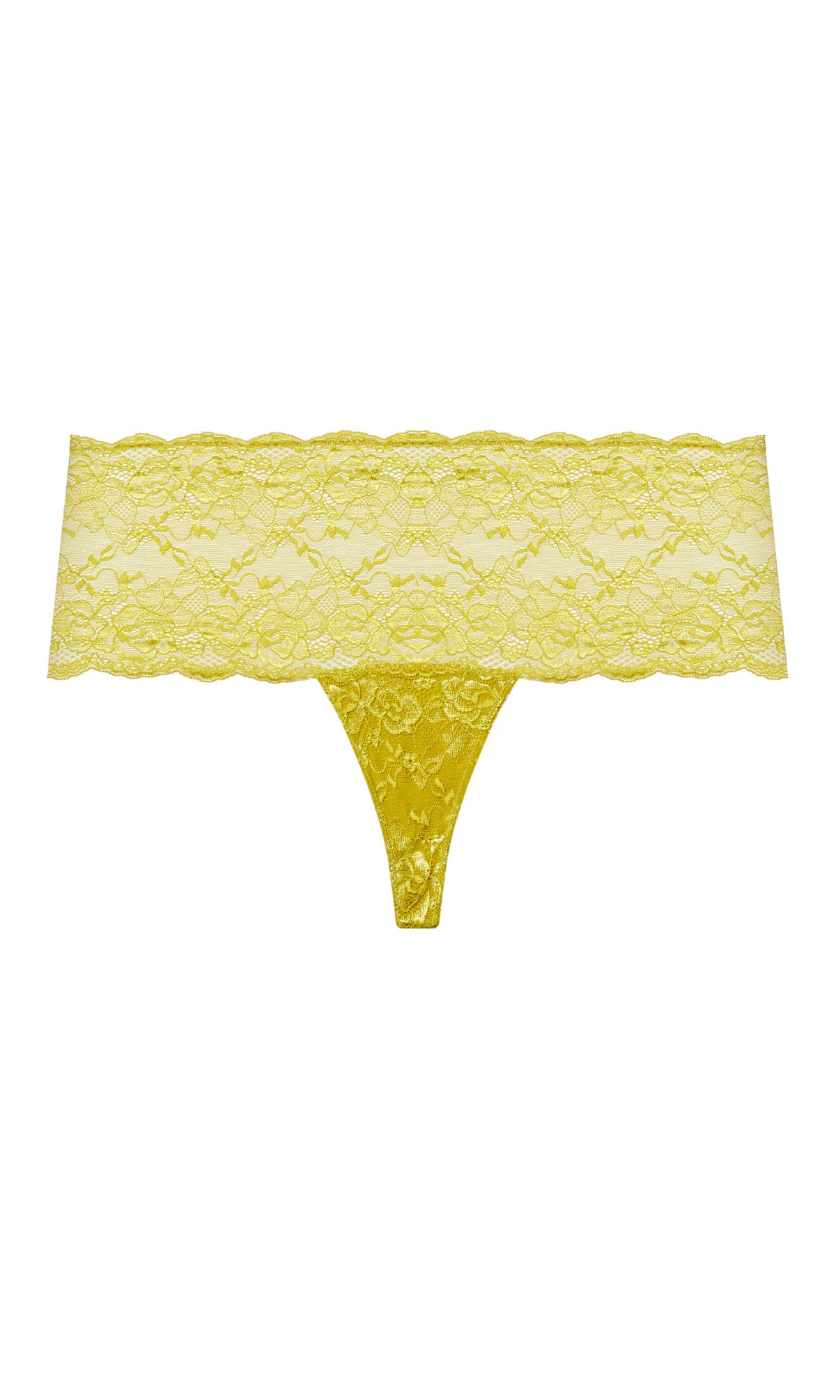 Evans Yellow Zoey Thong 3