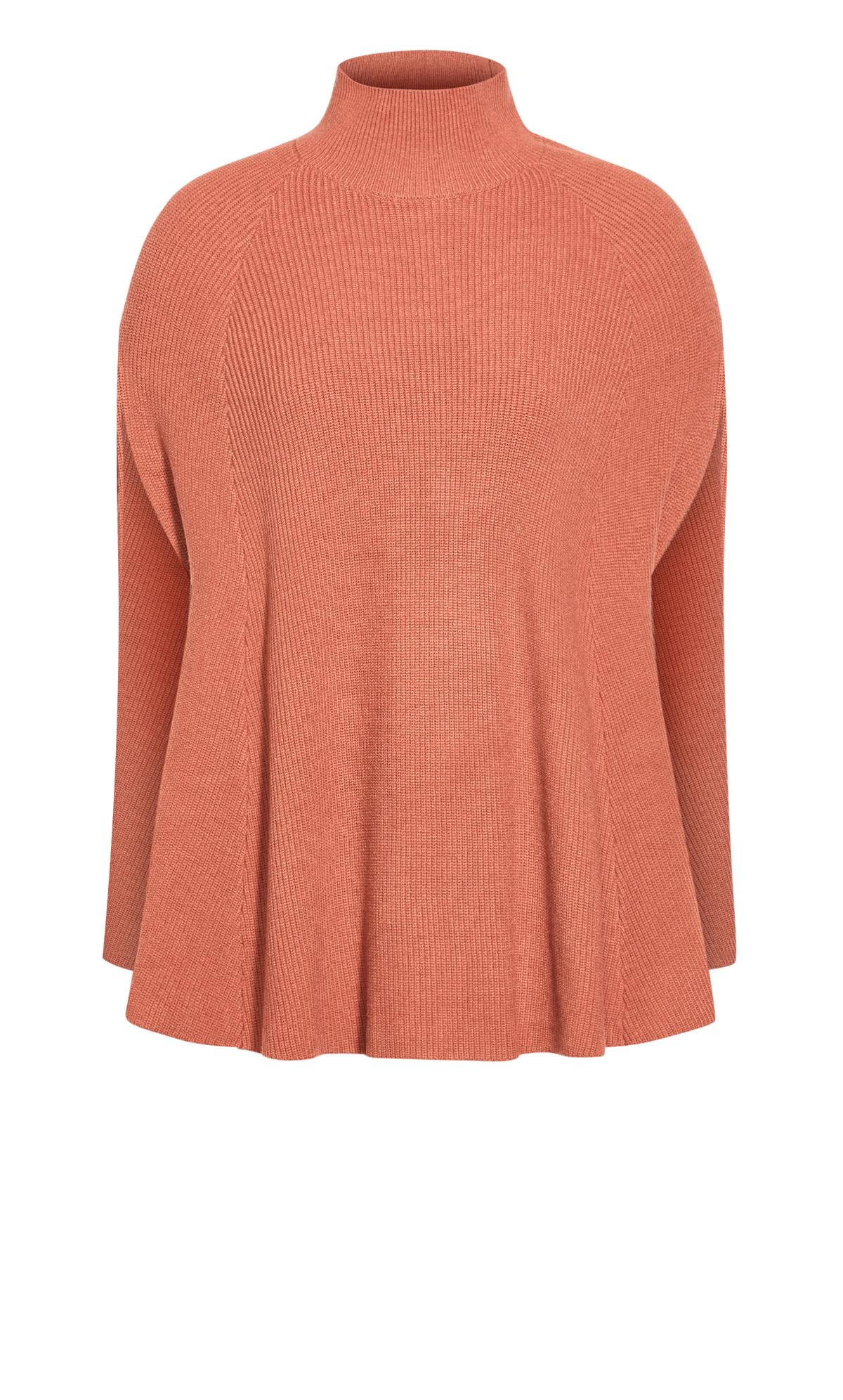 Evans Rust Orange Sleeveless Knitted Vest 6