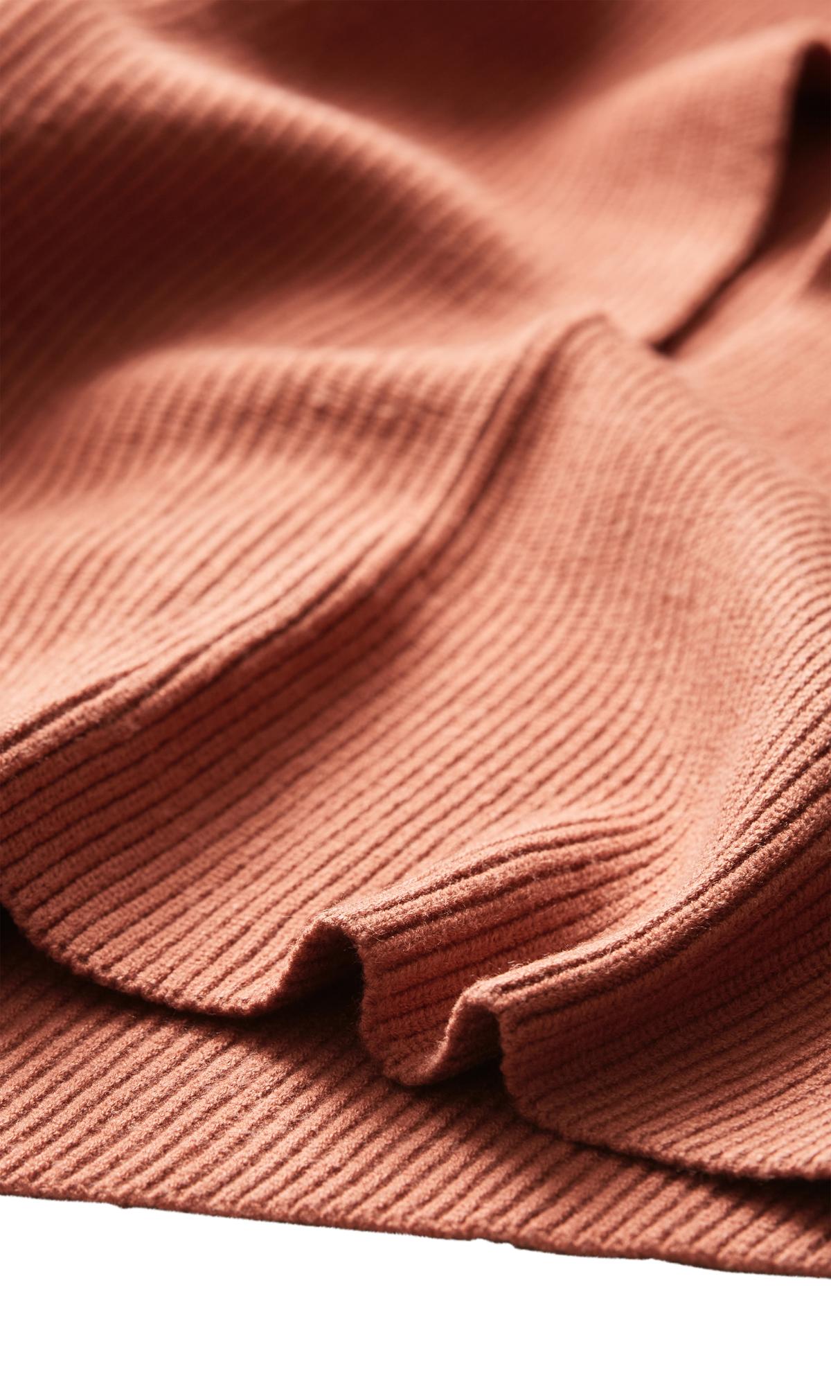 Evans Rust Orange Sleeveless Knitted Vest 8