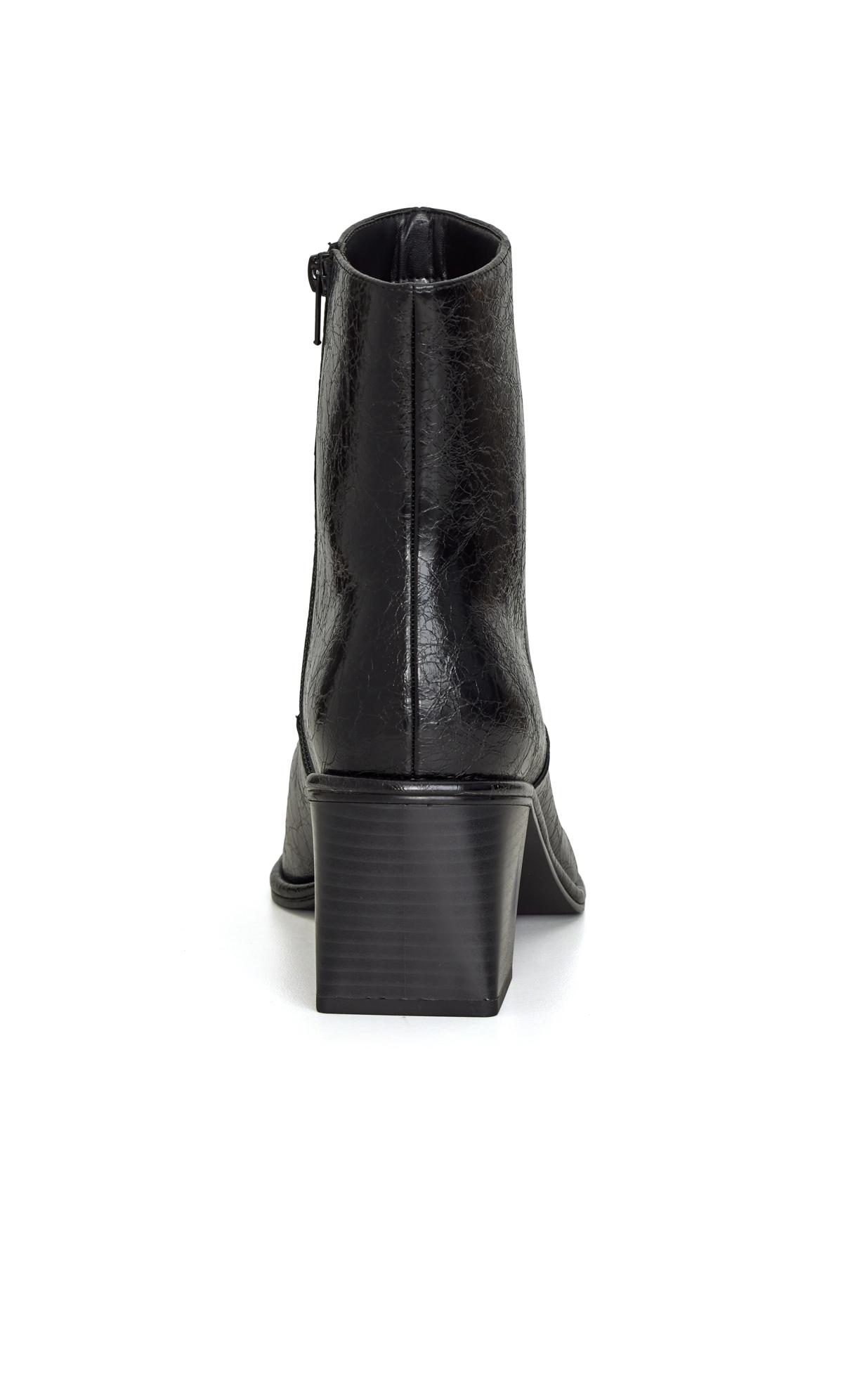 Ethan Black Wide Width Ankle Boot 3