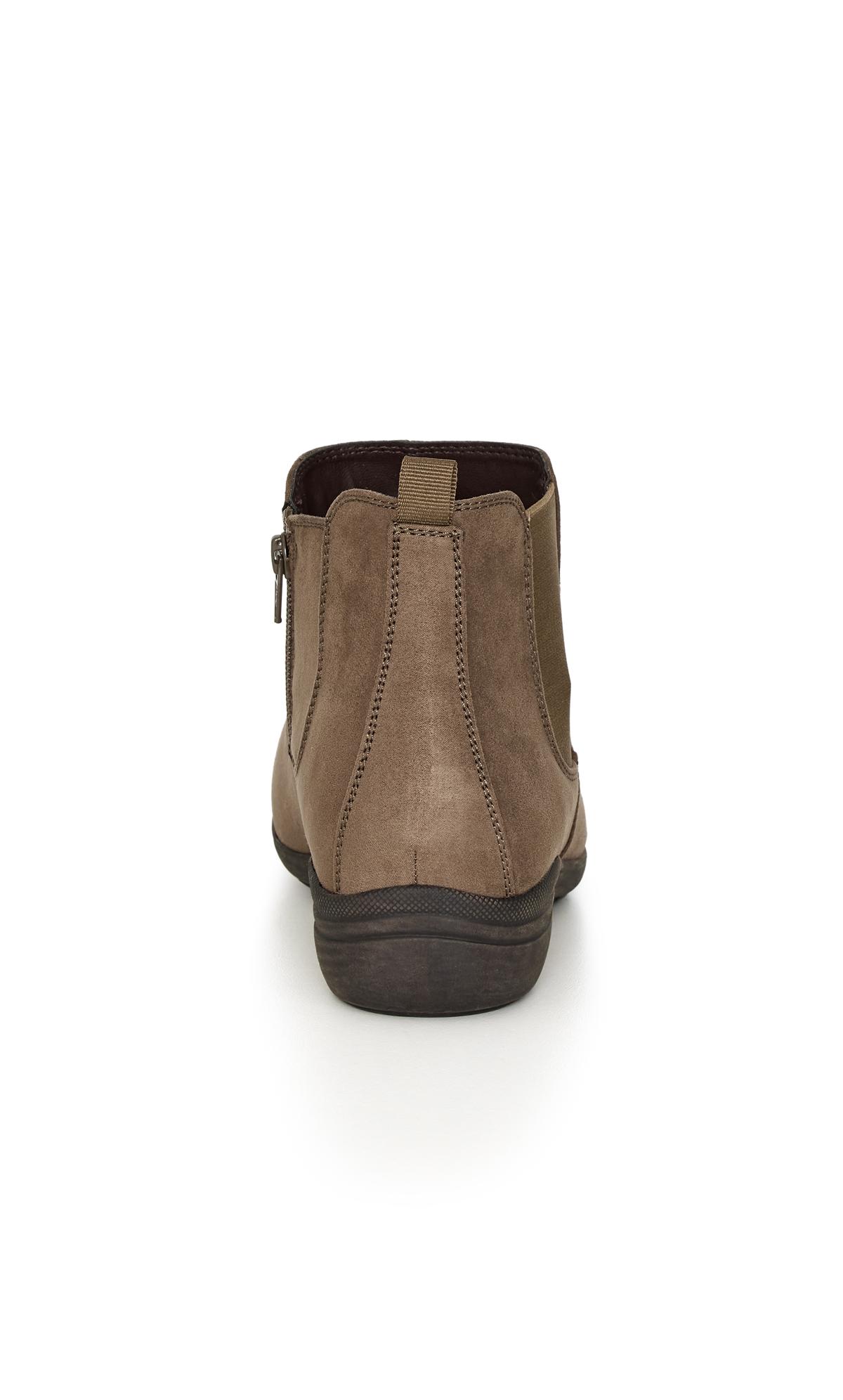 Bree Taupe Extra Wide Ankle Boot 3